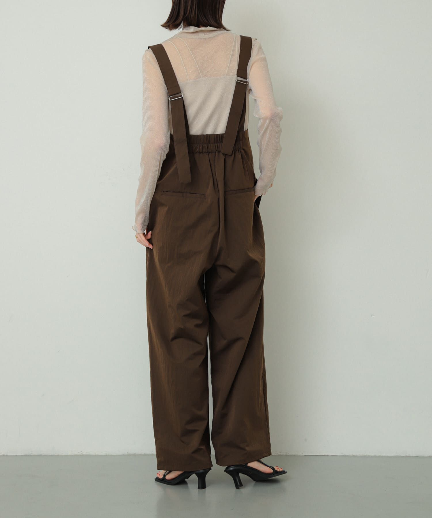 SENSE OF PLACE by URBAN RESEARCH「ハイウエストオーバーオール」|スカート|