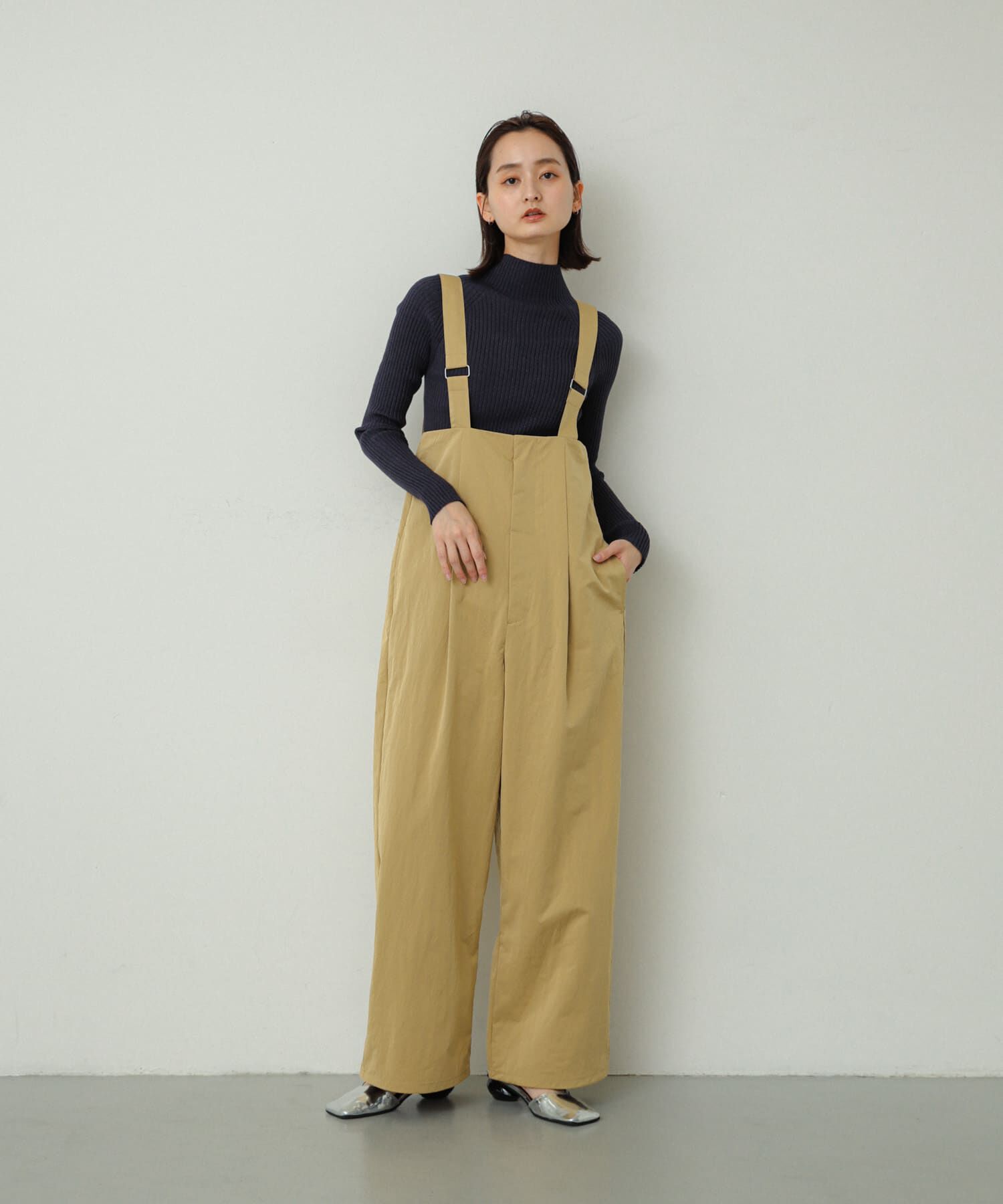 SENSE OF PLACE by URBAN RESEARCH「ハイウエストオーバーオール」|スカート|