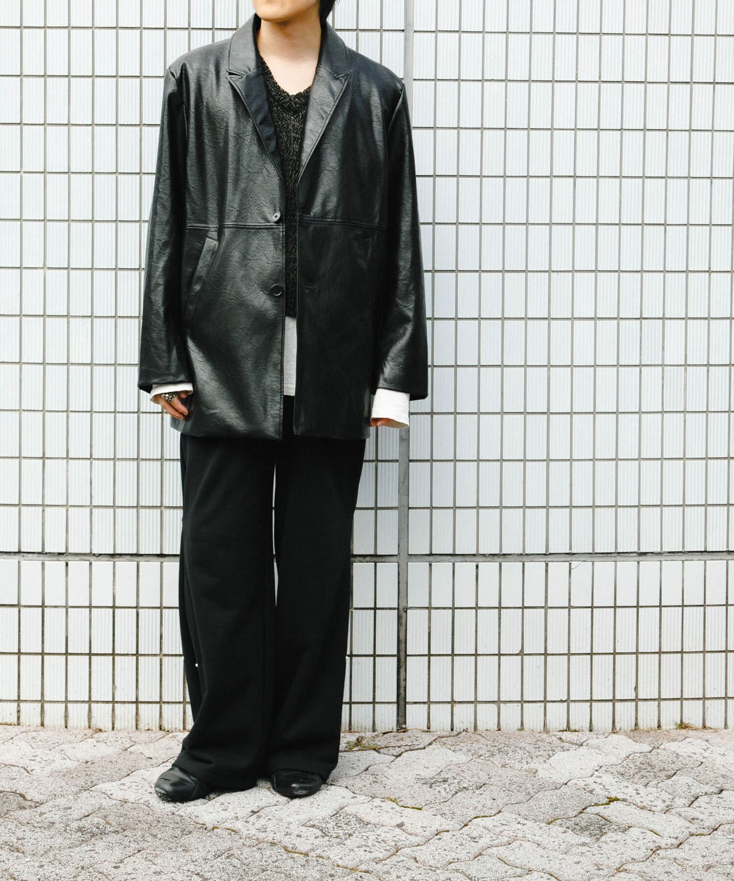 SENSE OF PLACE by URBAN RESEARCH「フェイクレザーミドルジャケット」|その他|