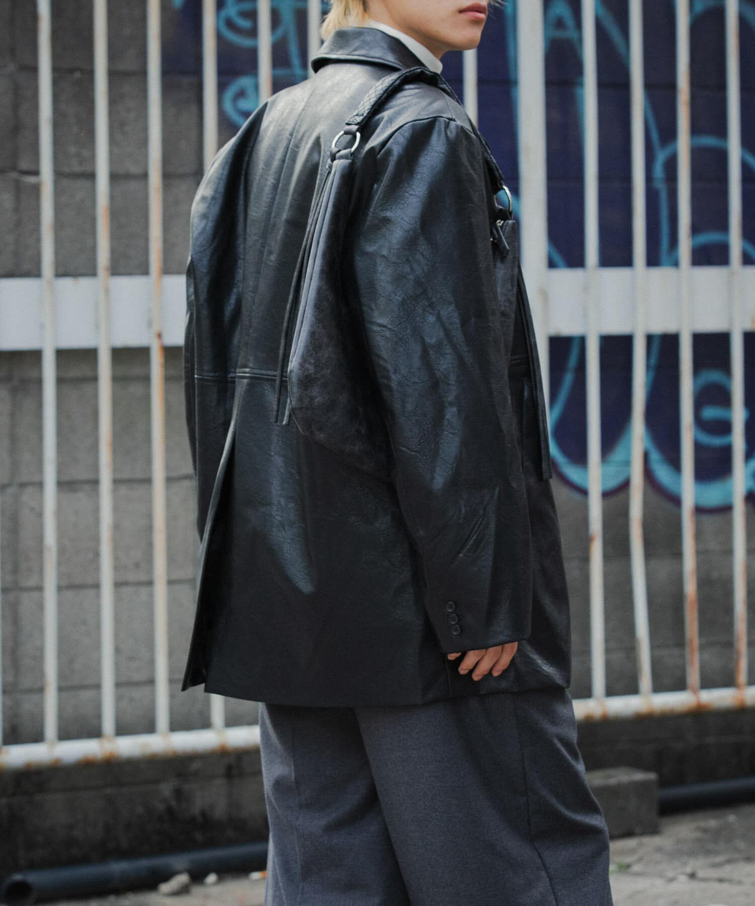 SENSE OF PLACE by URBAN RESEARCH「フェイクレザーミドルジャケット」|その他|