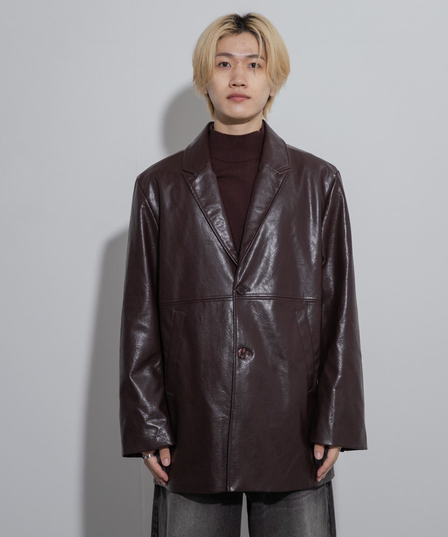 SENSE OF PLACE by URBAN RESEARCH「フェイクレザーミドルジャケット」|その他|