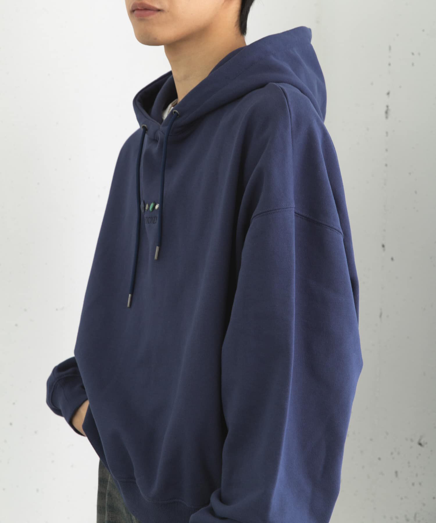 SENSE OF PLACE by URBAN RESEARCH「Gem Stone Cropped Hoodie」|パーカー|