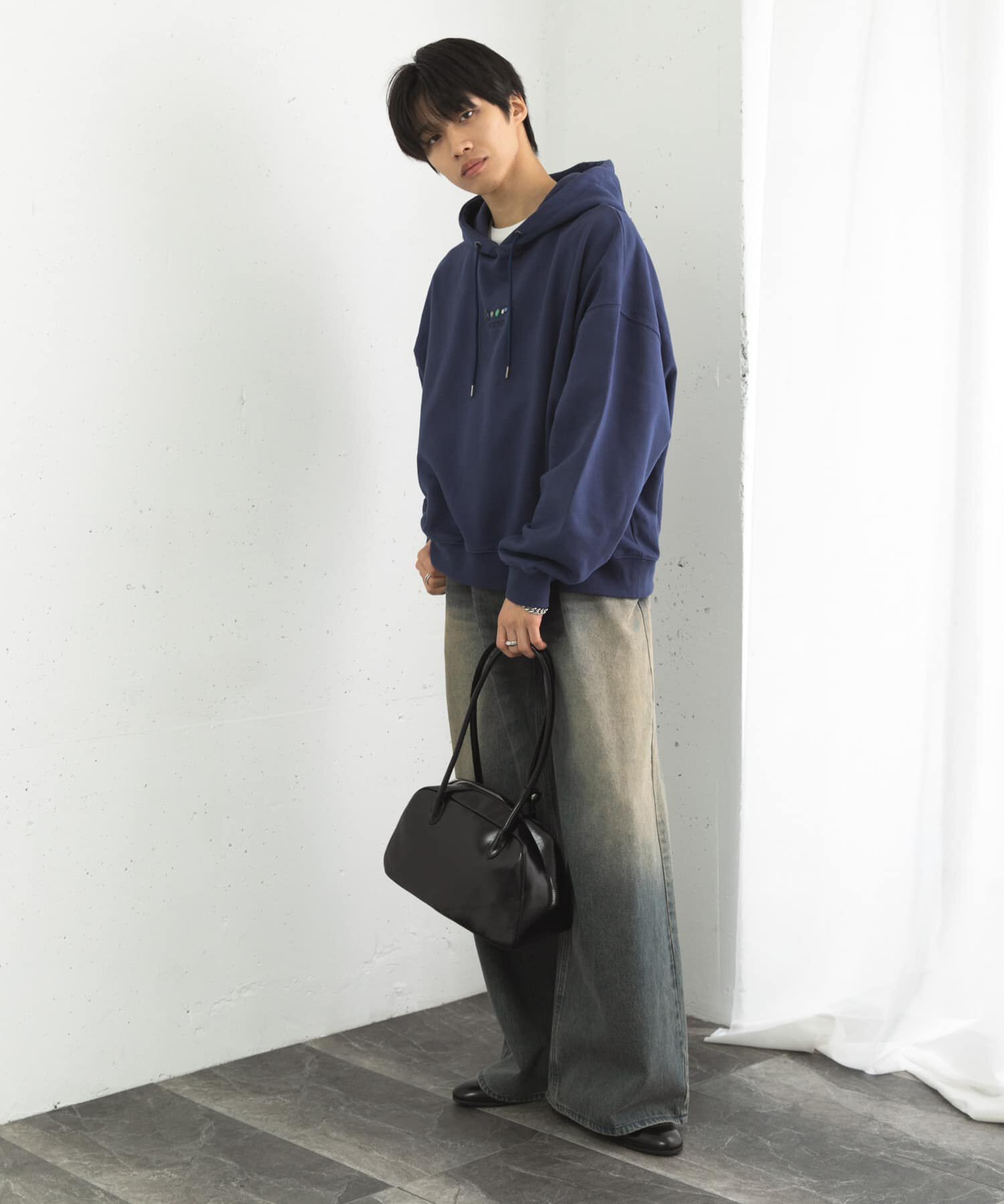 SENSE OF PLACE by URBAN RESEARCH「Gem Stone Cropped Hoodie」|パーカー|