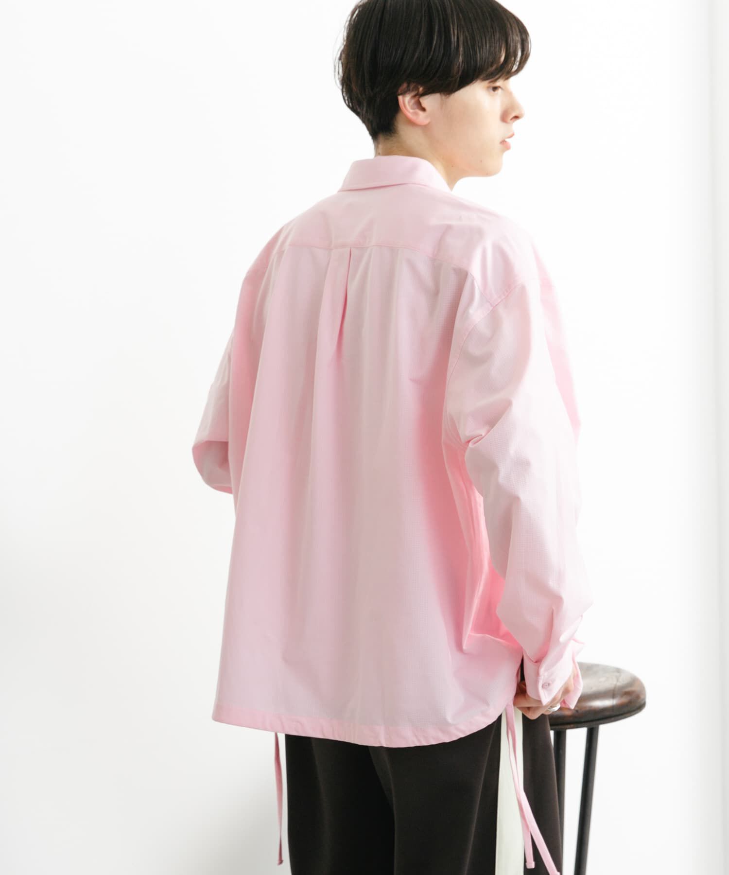 SENSE OF PLACE by URBAN RESEARCH「ドットメッシュダブルポケットロングスリーブシャツ」|シャツ・ブラウス|