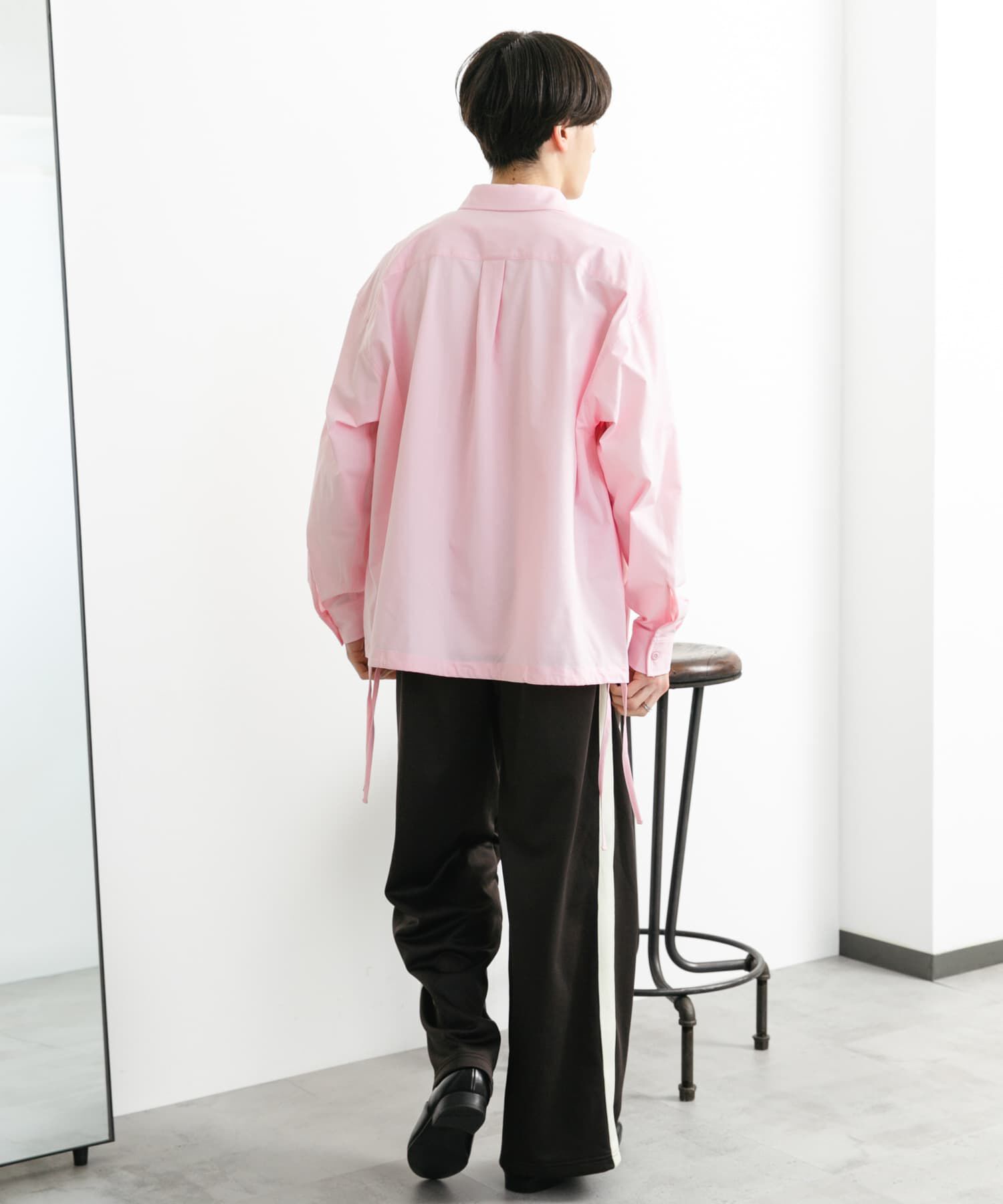 SENSE OF PLACE by URBAN RESEARCH「ドットメッシュダブルポケットロングスリーブシャツ」|シャツ・ブラウス|