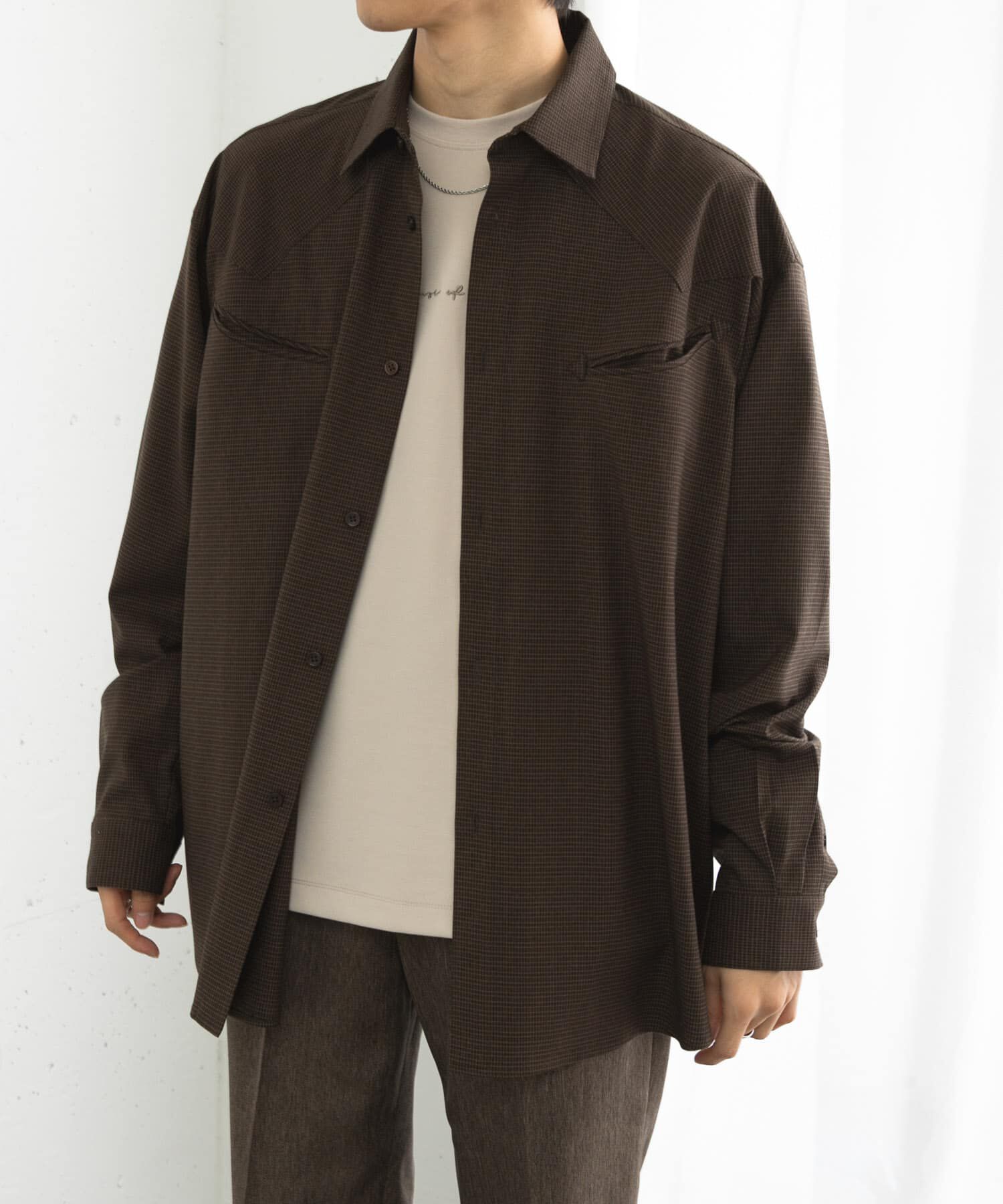 SENSE OF PLACE by URBAN RESEARCH「チェックウエスタンシャツ」|シャツ・ブラウス|