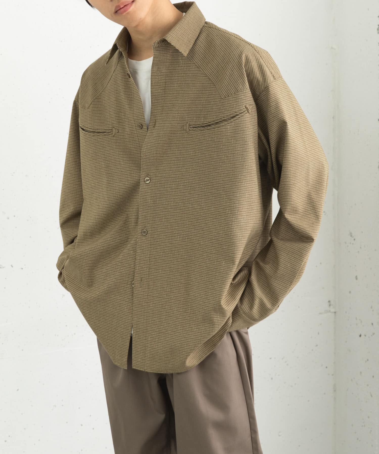 SENSE OF PLACE by URBAN RESEARCH「チェックウエスタンシャツ」|シャツ・ブラウス|