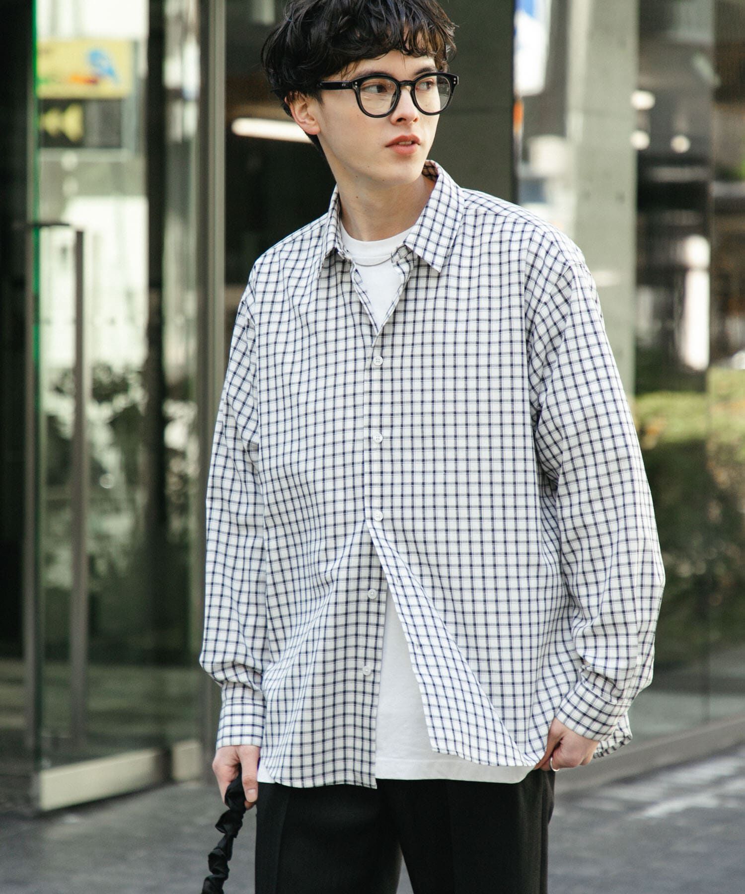 SENSE OF PLACE by URBAN RESEARCH「『ユニセックス』グラフチェックルーズシャツ」|シャツ・ブラウス|