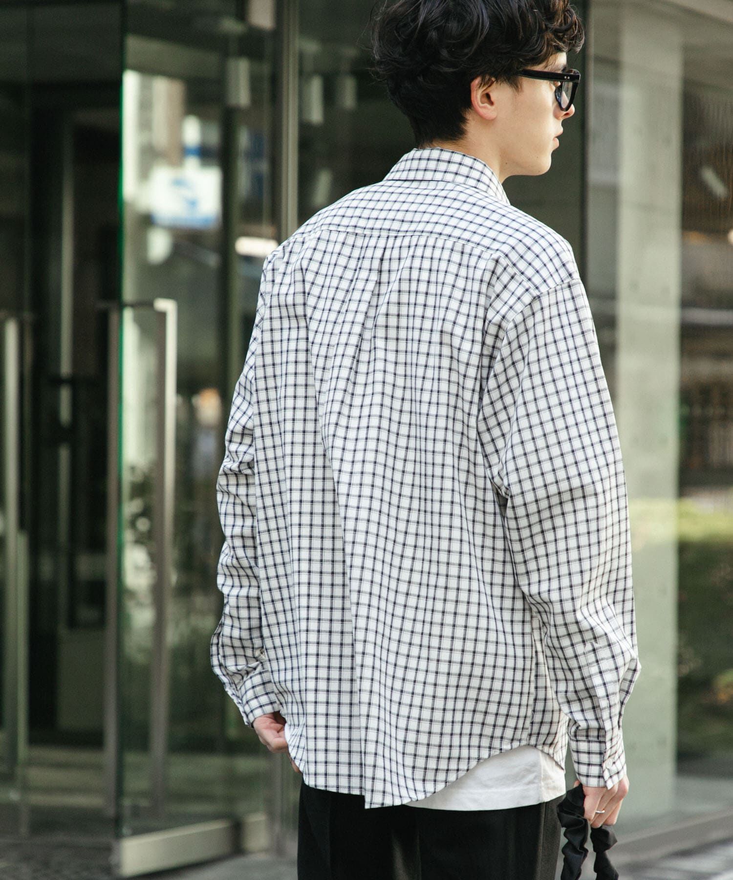 SENSE OF PLACE by URBAN RESEARCH「『ユニセックス』グラフチェックルーズシャツ」|シャツ・ブラウス|