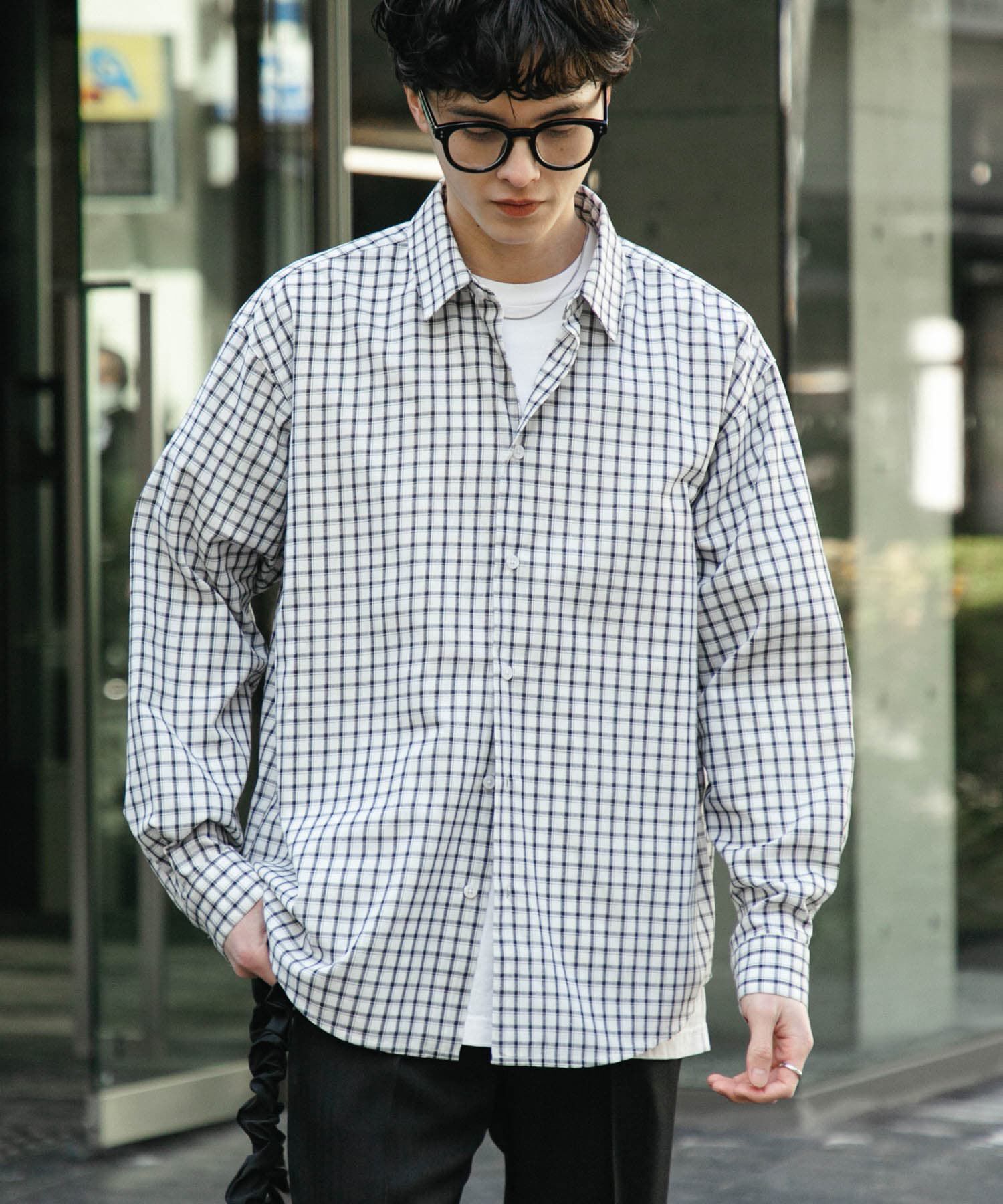 SENSE OF PLACE by URBAN RESEARCH「『ユニセックス』グラフチェックルーズシャツ」|シャツ・ブラウス|