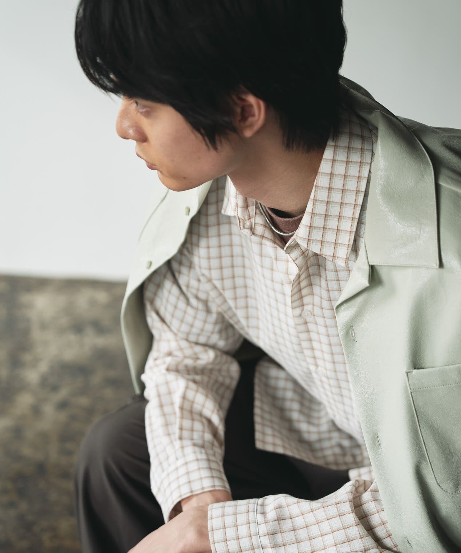 SENSE OF PLACE by URBAN RESEARCH「『ユニセックス』グラフチェックルーズシャツ」|シャツ・ブラウス|