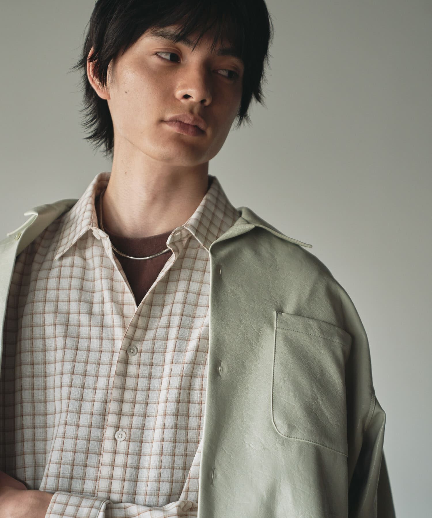 SENSE OF PLACE by URBAN RESEARCH「『ユニセックス』グラフチェックルーズシャツ」|シャツ・ブラウス|