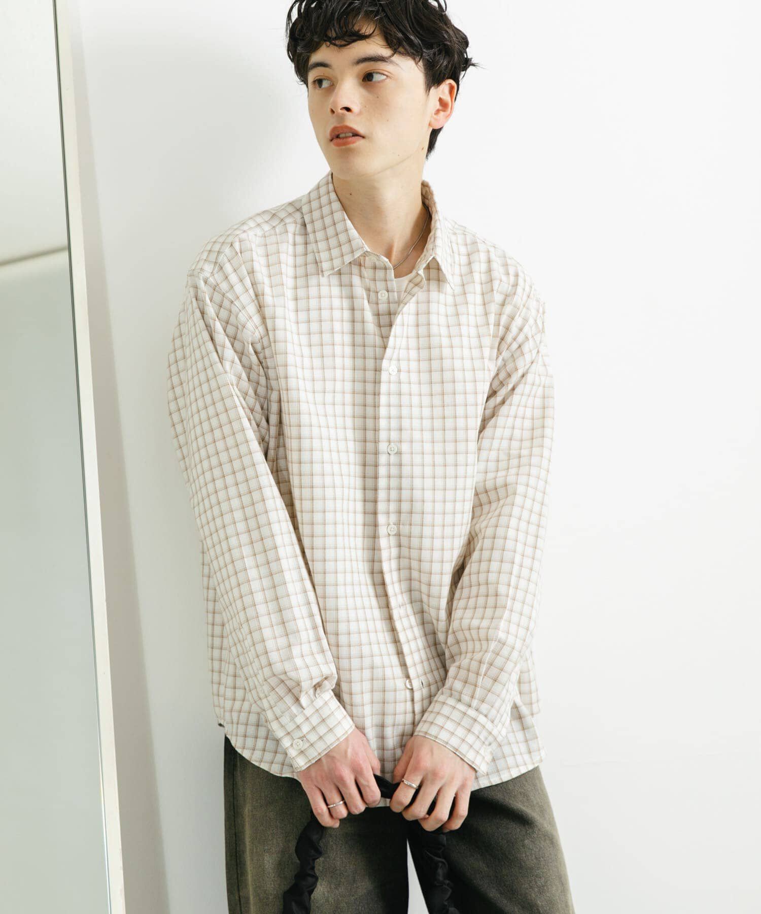 SENSE OF PLACE by URBAN RESEARCH「『ユニセックス』グラフチェックルーズシャツ」|シャツ・ブラウス|