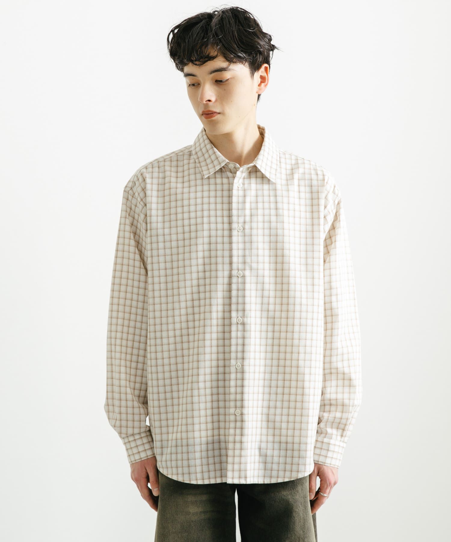 SENSE OF PLACE by URBAN RESEARCH「『ユニセックス』グラフチェックルーズシャツ」|シャツ・ブラウス|