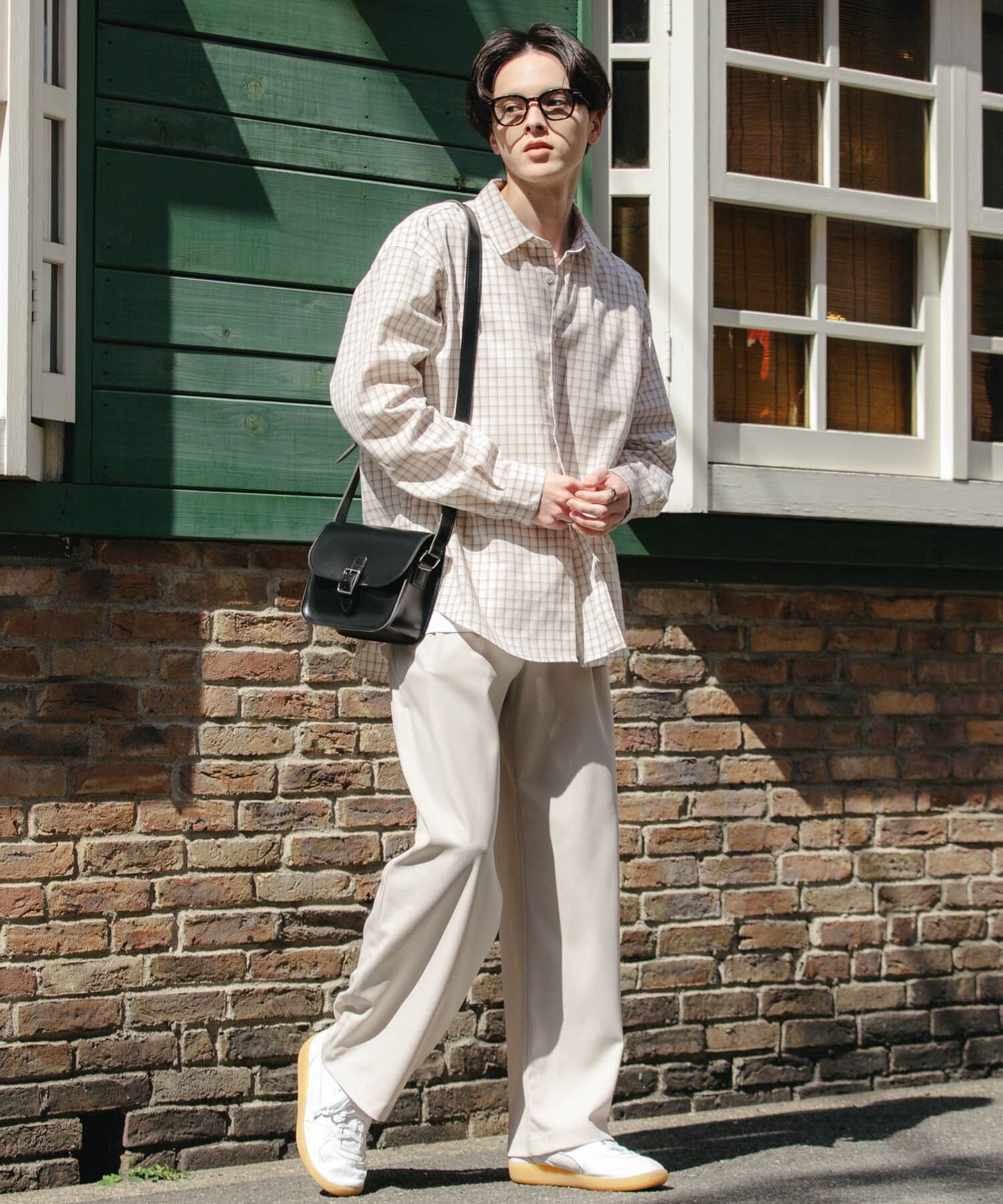 SENSE OF PLACE by URBAN RESEARCH「『ユニセックス』グラフチェックルーズシャツ」|シャツ・ブラウス|