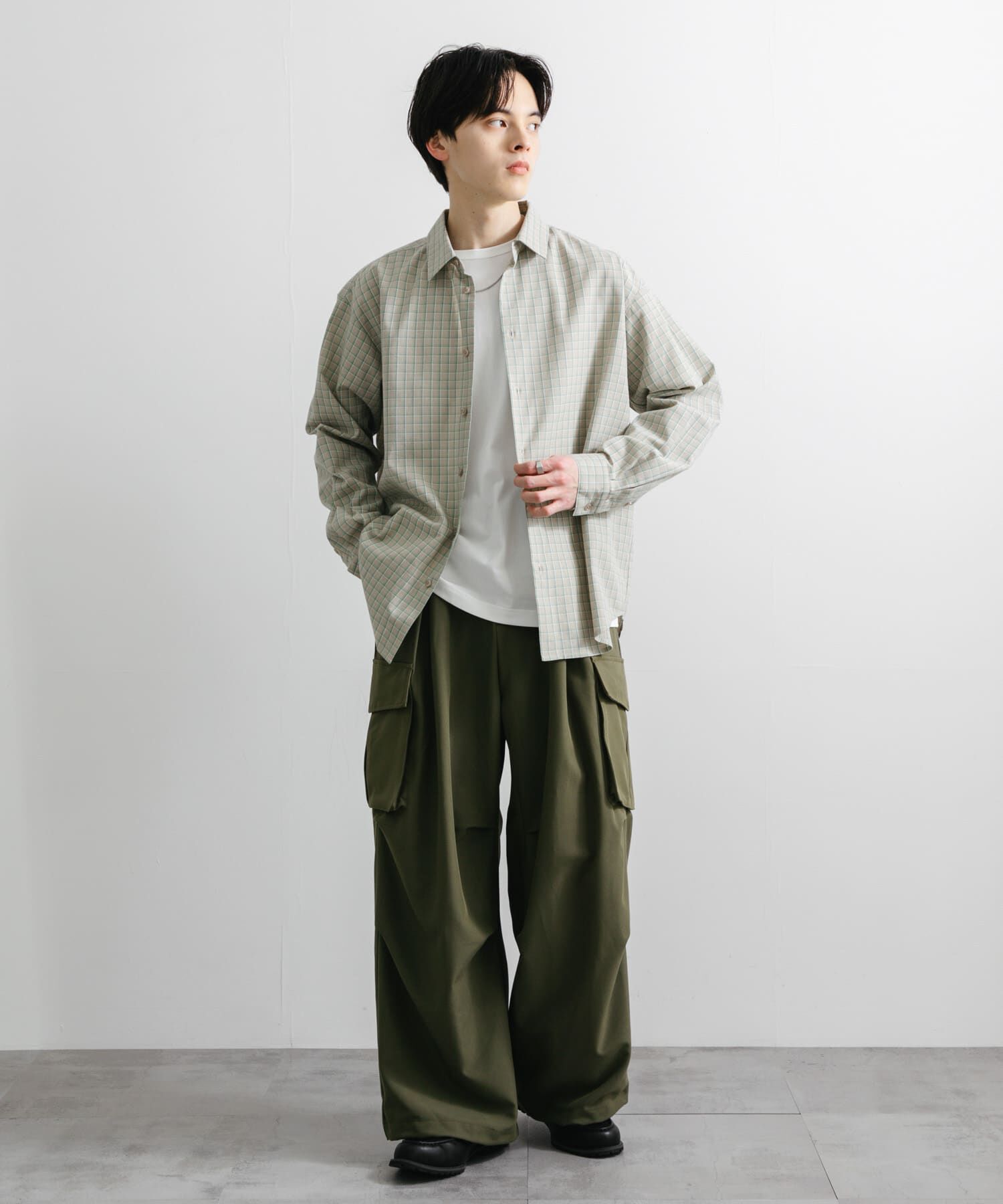 SENSE OF PLACE by URBAN RESEARCH「『ユニセックス』グラフチェックルーズシャツ」|シャツ・ブラウス|