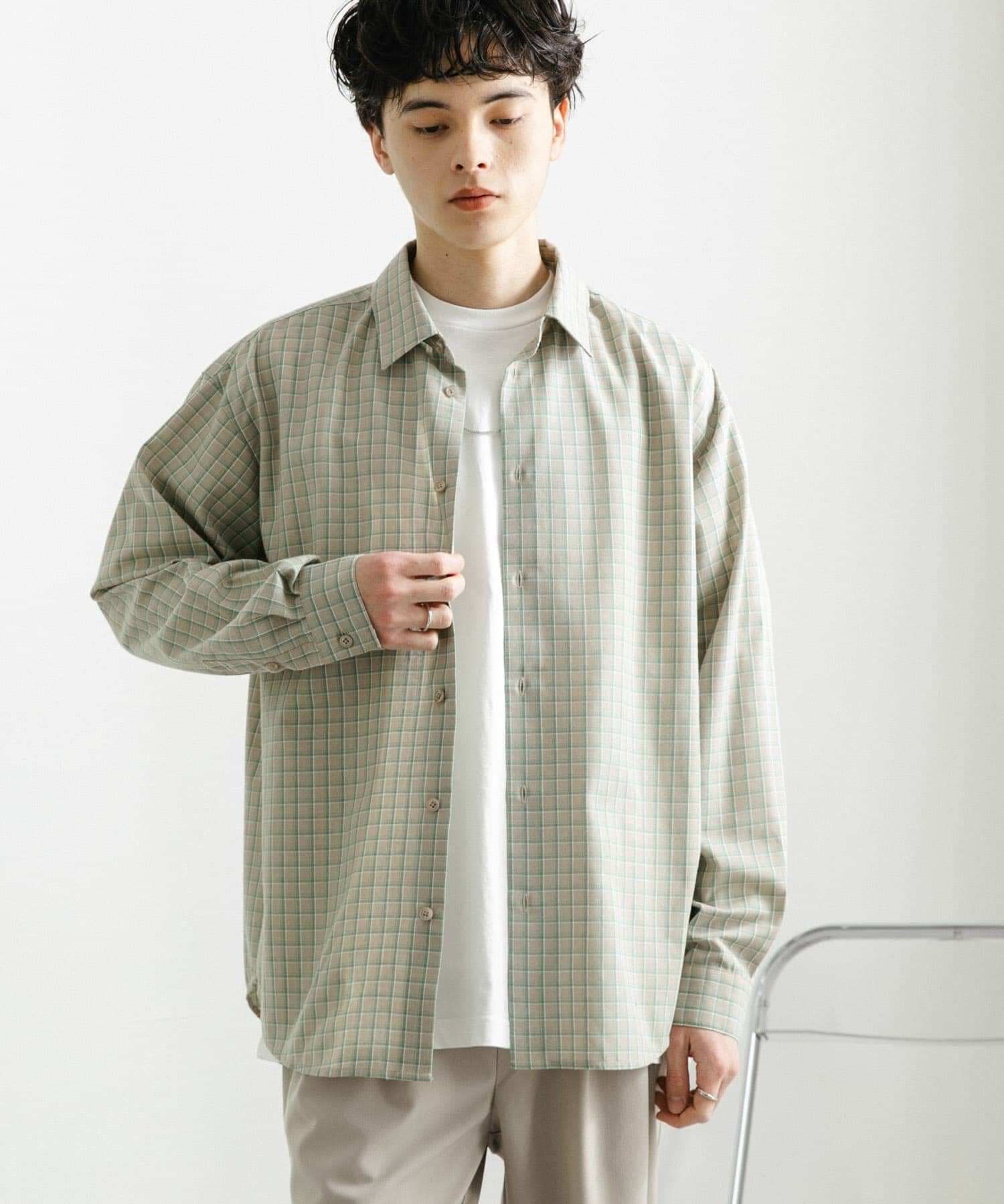 SENSE OF PLACE by URBAN RESEARCH「『ユニセックス』グラフチェックルーズシャツ」|シャツ・ブラウス|