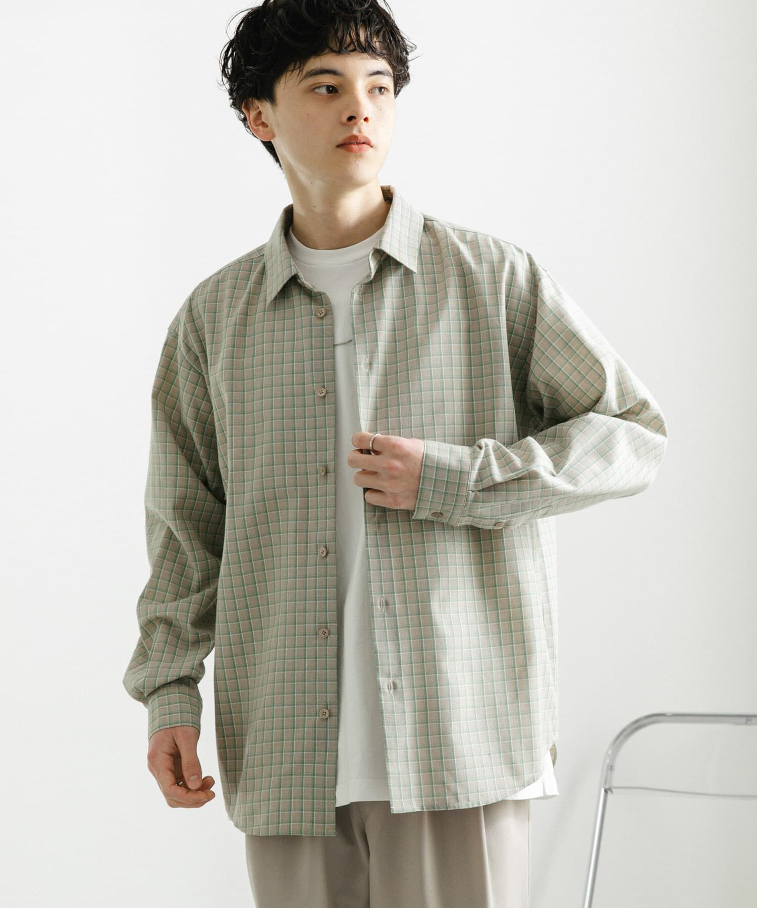 SENSE OF PLACE by URBAN RESEARCH「『ユニセックス』グラフチェックルーズシャツ」|シャツ・ブラウス|