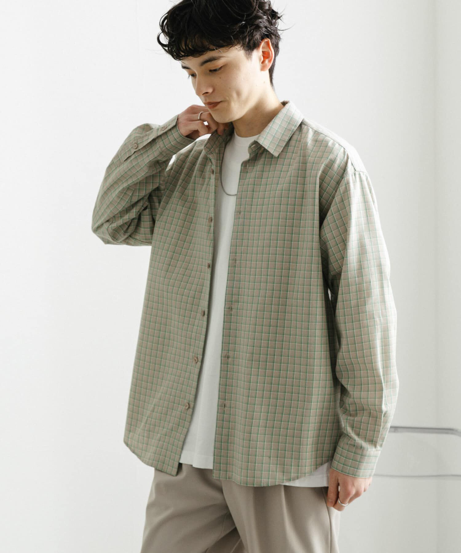 SENSE OF PLACE by URBAN RESEARCH「『ユニセックス』グラフチェックルーズシャツ」|シャツ・ブラウス|