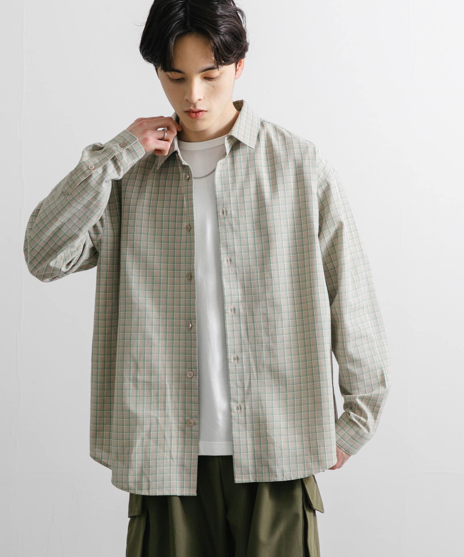 SENSE OF PLACE by URBAN RESEARCH「『ユニセックス』グラフチェックルーズシャツ」|シャツ・ブラウス|