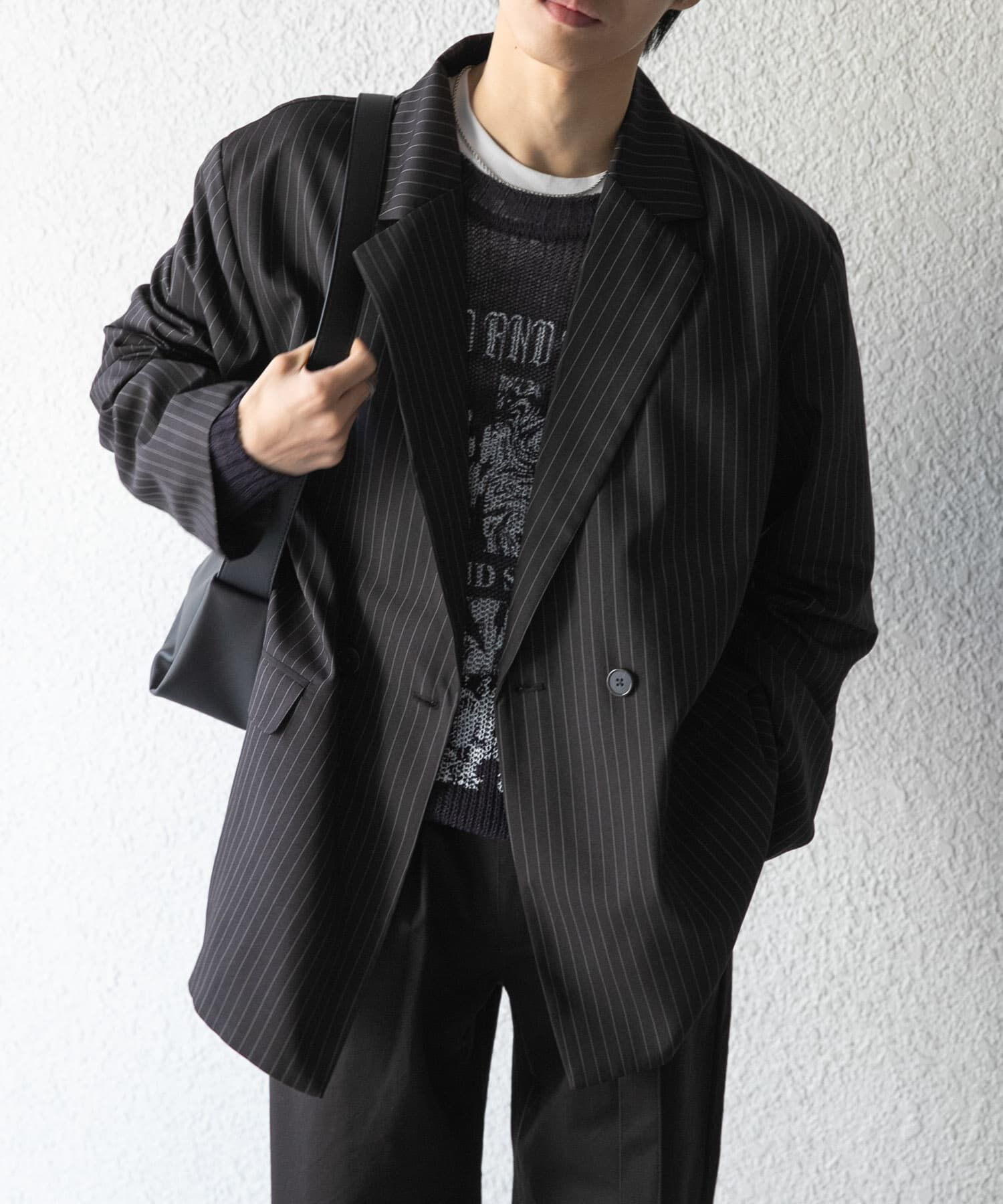 SENSE OF PLACE by URBAN RESEARCH「『セットアップ対応』ピンストライプルーズテーラードジャケット」|その他|