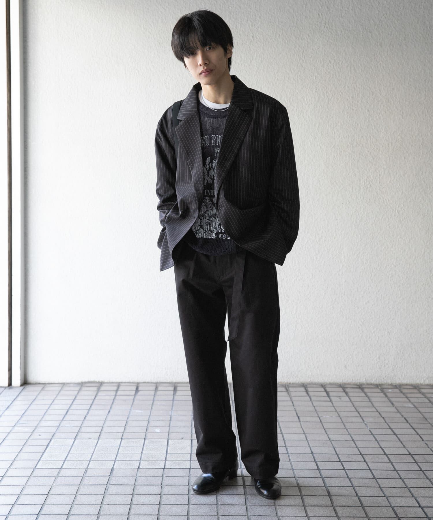 SENSE OF PLACE by URBAN RESEARCH「『セットアップ対応』ピンストライプルーズテーラードジャケット」|その他|