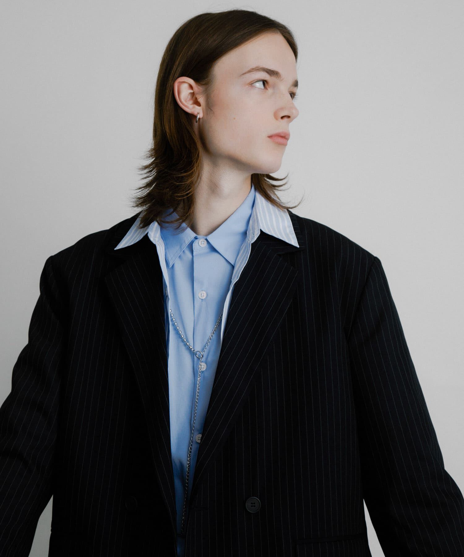 SENSE OF PLACE by URBAN RESEARCH「『セットアップ対応』ピンストライプルーズテーラードジャケット」|その他|