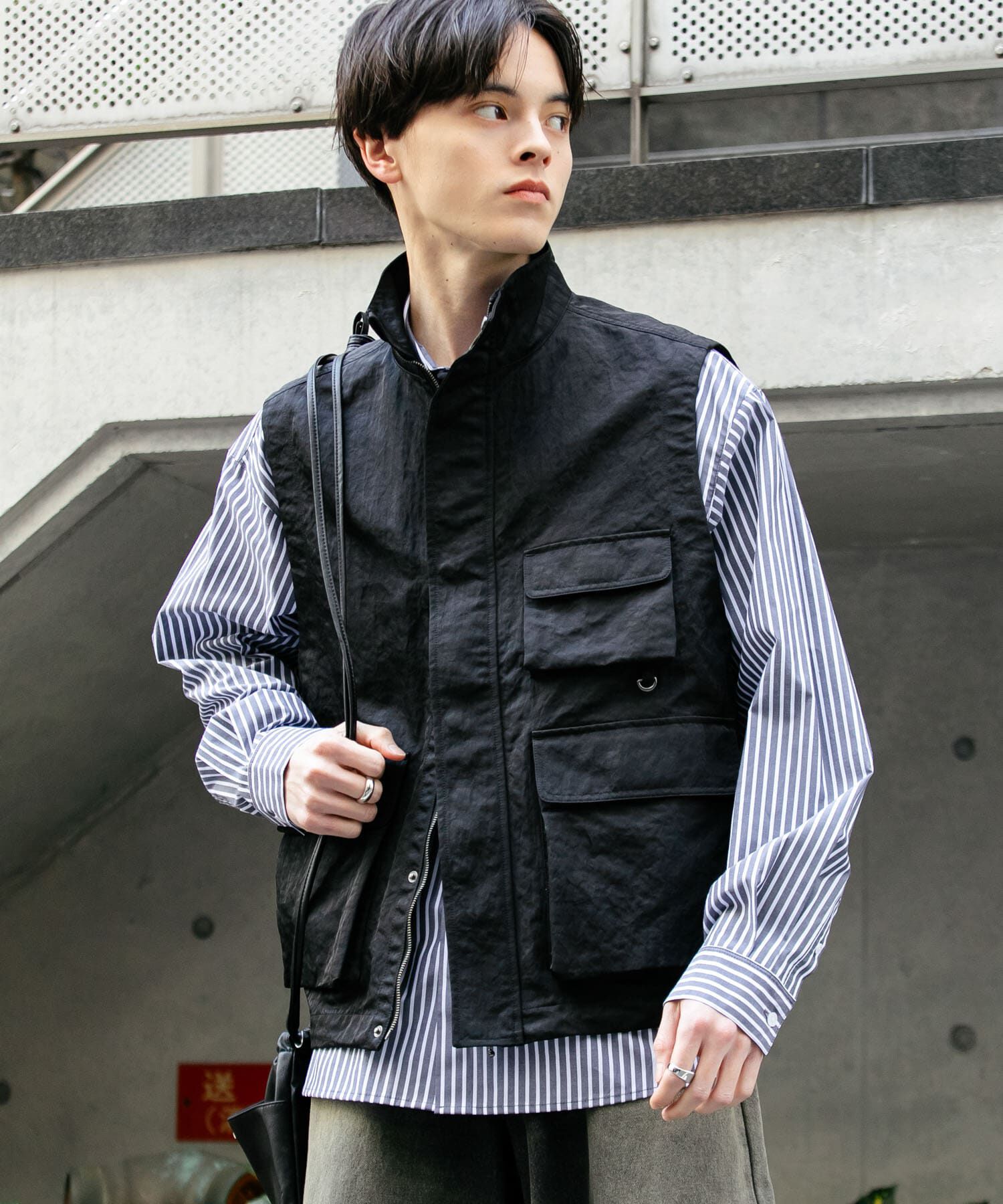 SENSE OF PLACE by URBAN RESEARCH「マルチポケットトラックベスト」|その他|