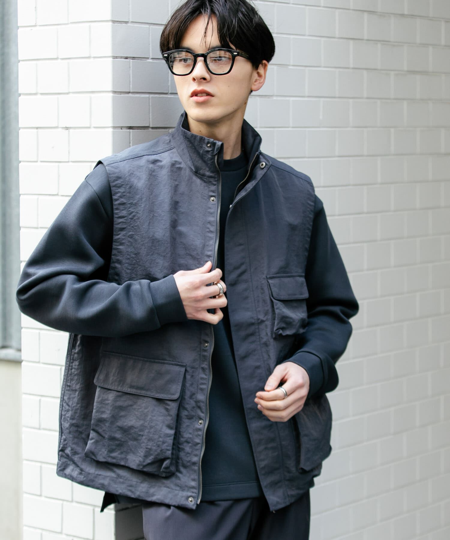 SENSE OF PLACE by URBAN RESEARCH「マルチポケットトラックベスト」|その他|