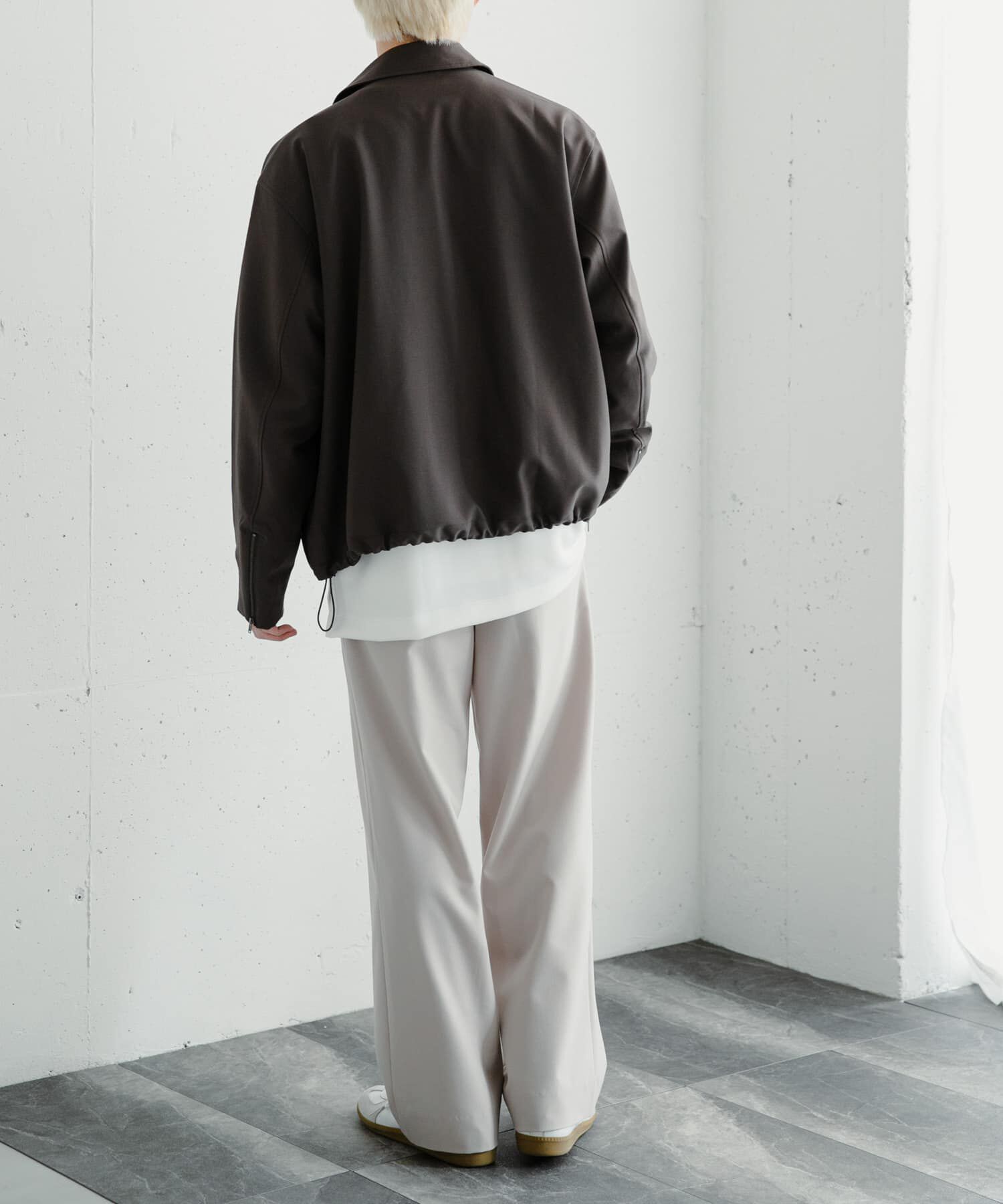 SENSE OF PLACE by URBAN RESEARCH「『セットアップ対応』ダブルポケットドローコードブルゾン」|ブルゾン・スタジャン|