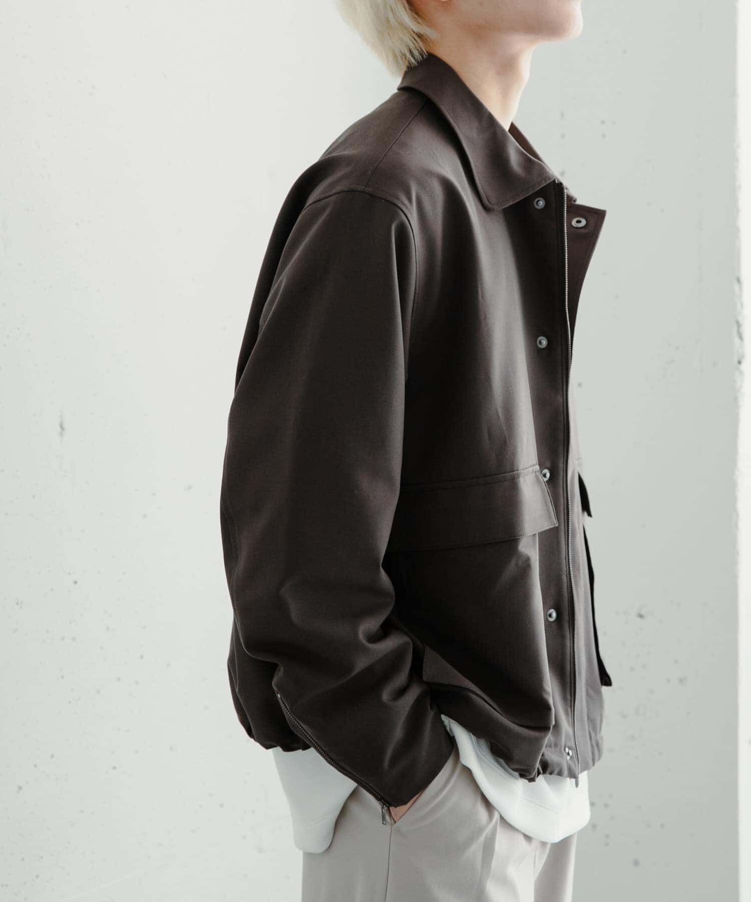 SENSE OF PLACE by URBAN RESEARCH「『セットアップ対応』ダブルポケットドローコードブルゾン」|ブルゾン・スタジャン|