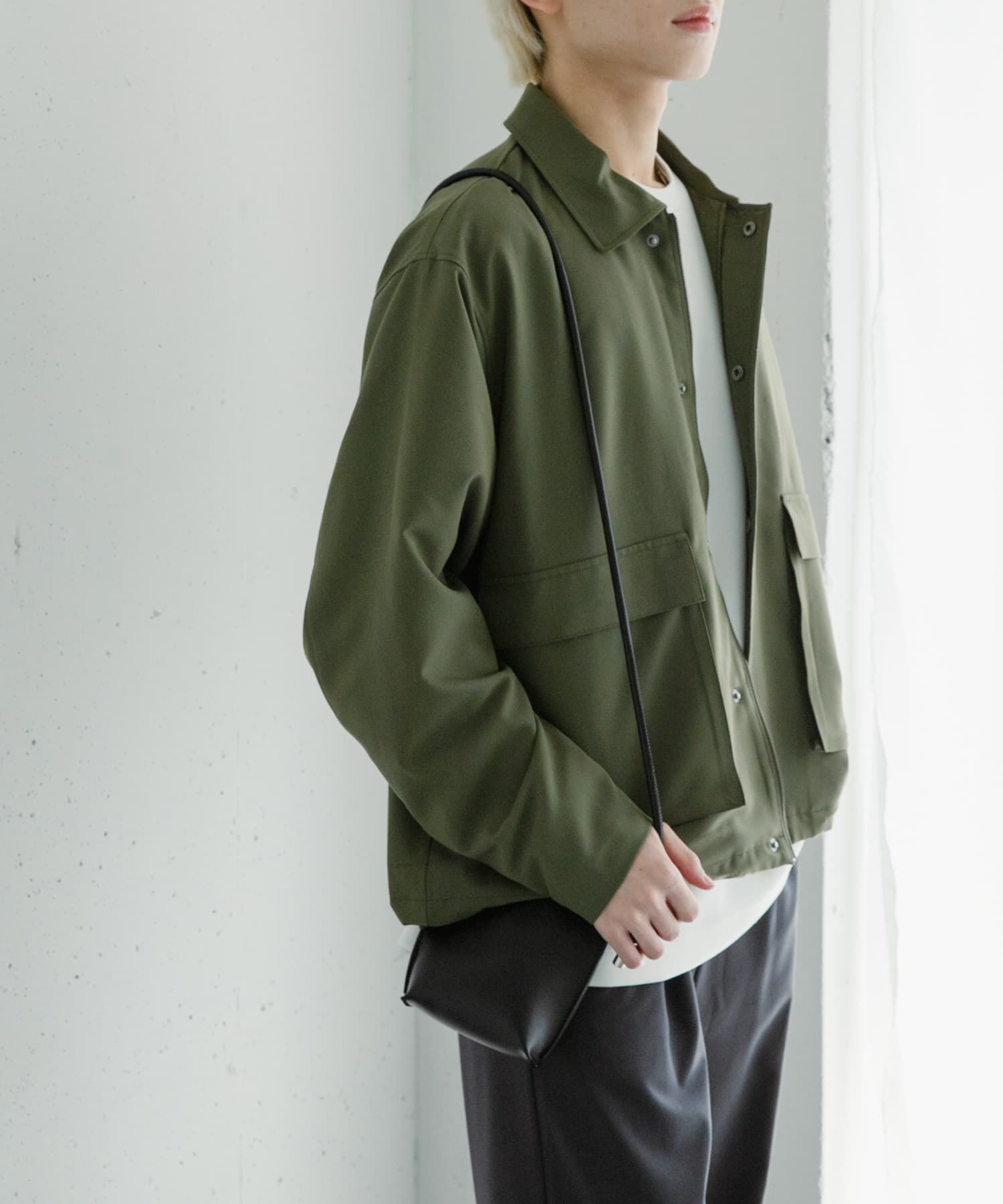 SENSE OF PLACE by URBAN RESEARCH「『セットアップ対応』ダブルポケットドローコードブルゾン」|ブルゾン・スタジャン|