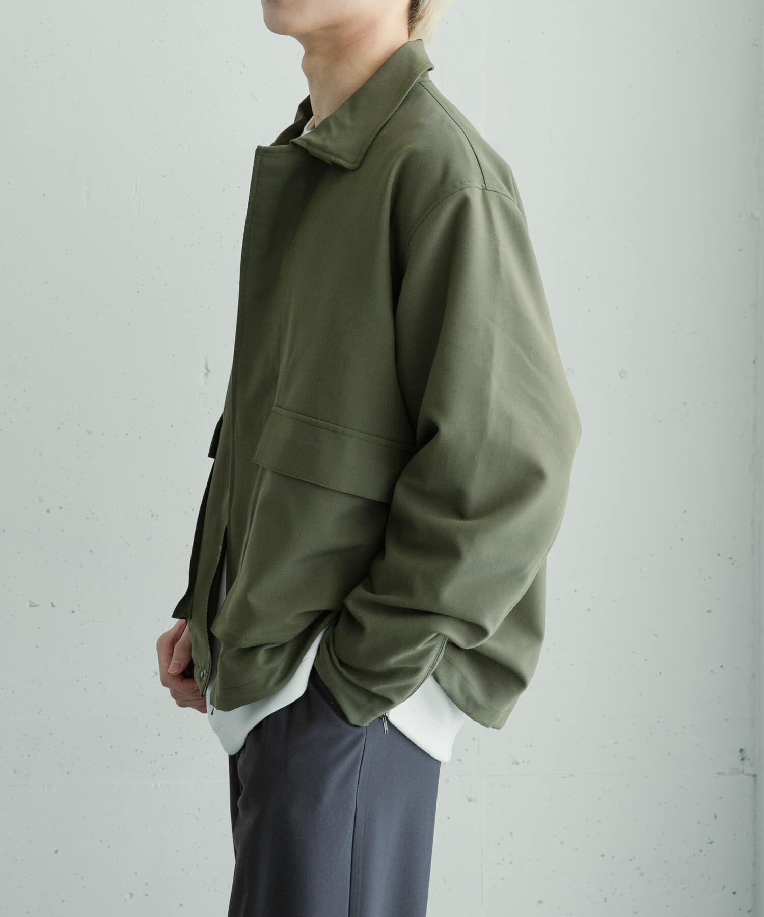 SENSE OF PLACE by URBAN RESEARCH「『セットアップ対応』ダブルポケットドローコードブルゾン」|ブルゾン・スタジャン|