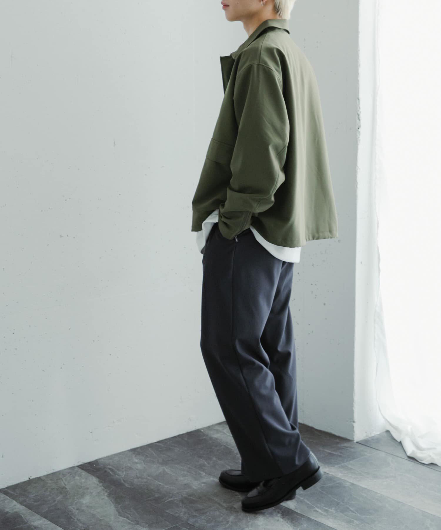 SENSE OF PLACE by URBAN RESEARCH「『セットアップ対応』ダブルポケットドローコードブルゾン」|ブルゾン・スタジャン|