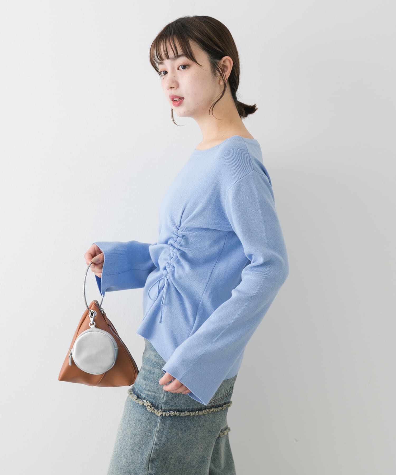 SENSE OF PLACE by URBAN RESEARCH「ボートネックシャーリングセーター」|ニット・セーター|