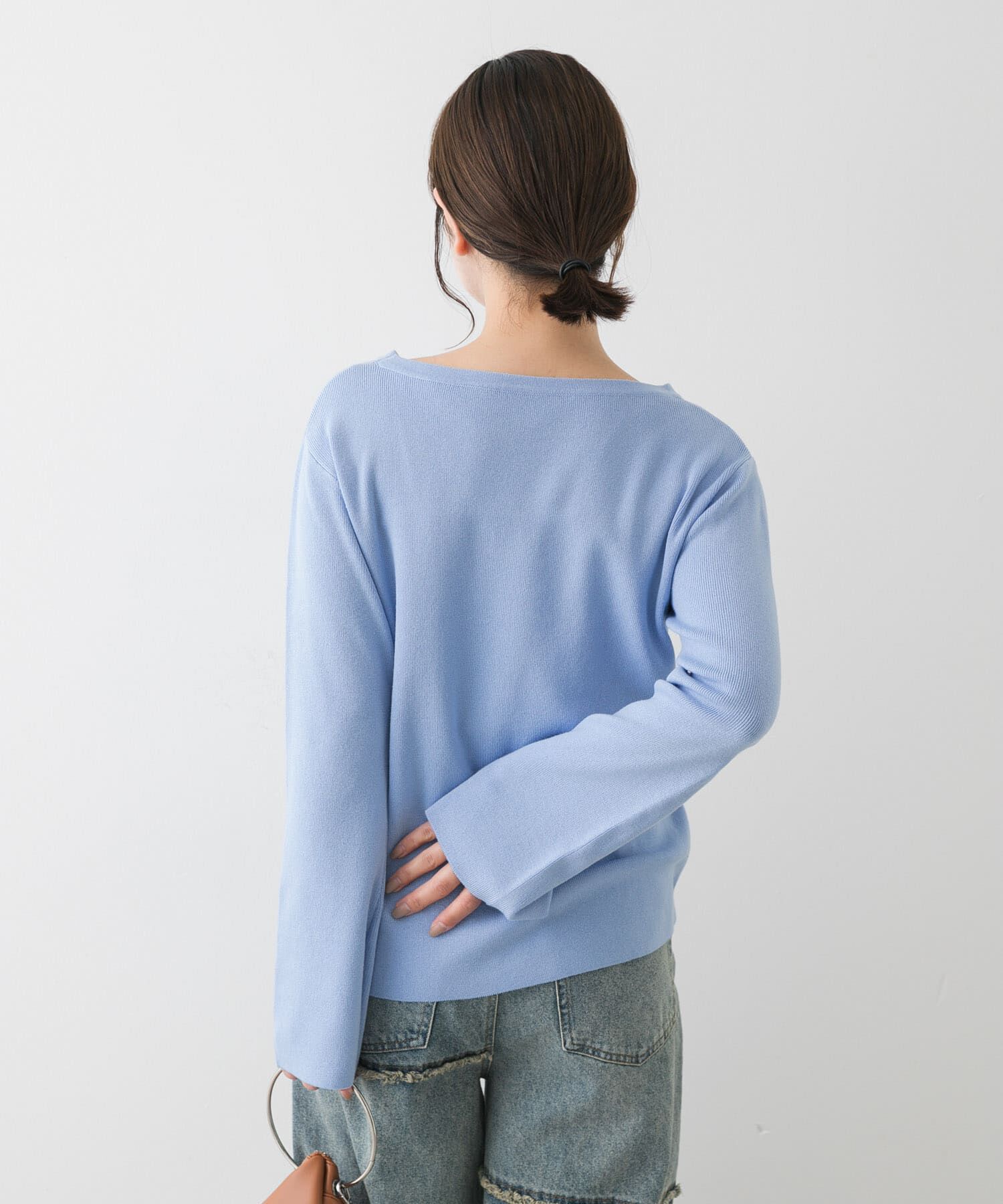 SENSE OF PLACE by URBAN RESEARCH「ボートネックシャーリングセーター」|ニット・セーター|