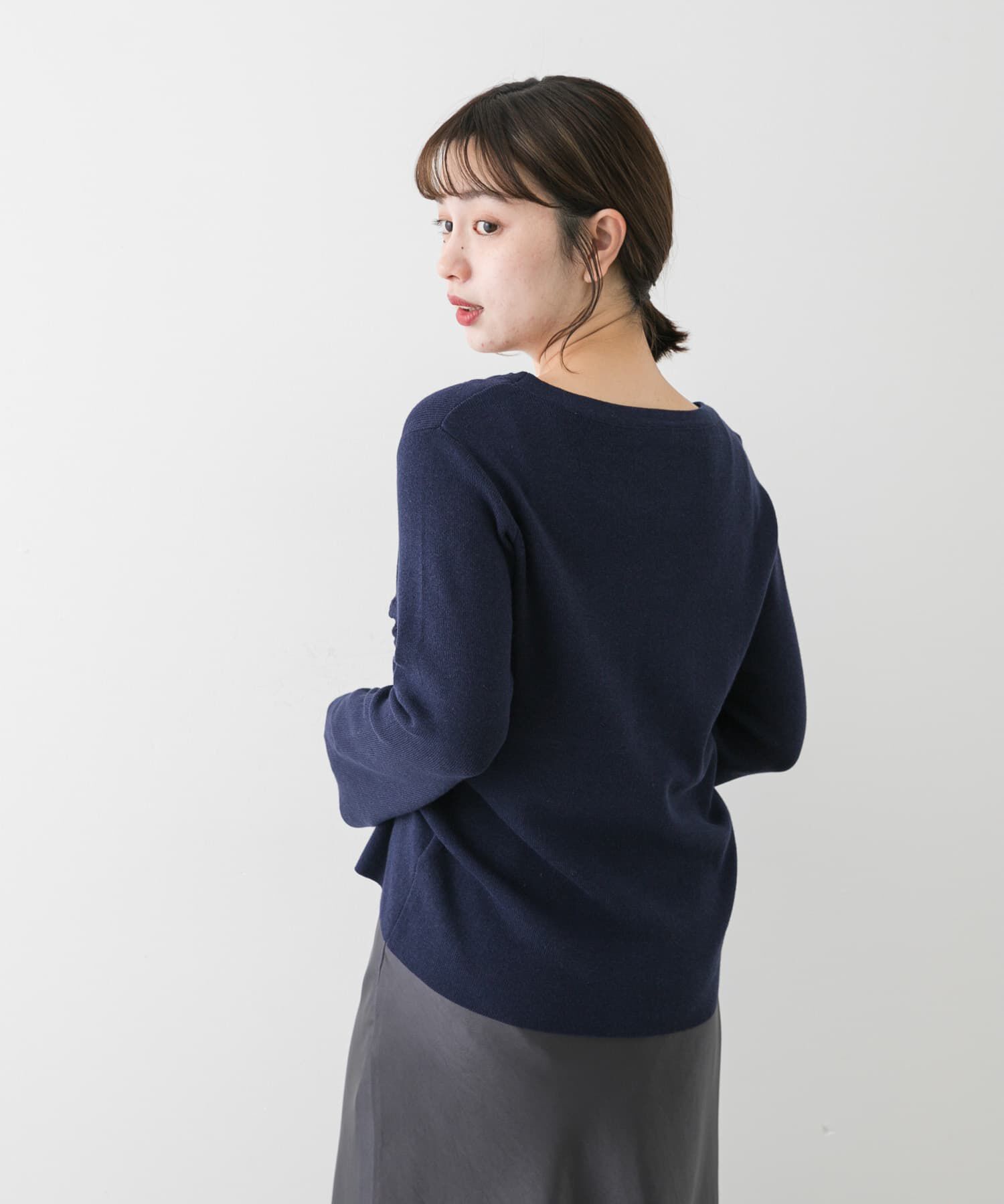 SENSE OF PLACE by URBAN RESEARCH「ボートネックシャーリングセーター」|ニット・セーター|