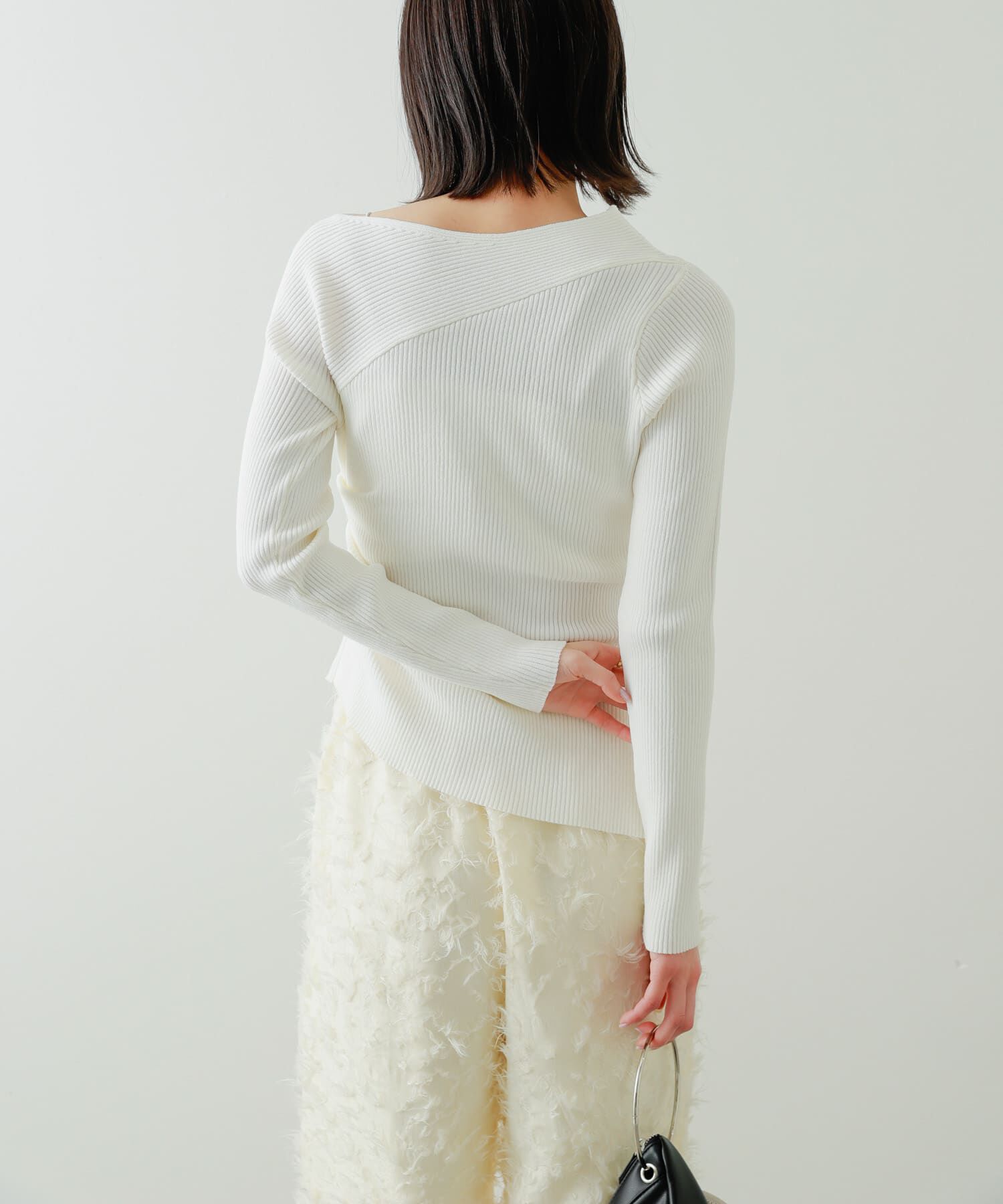 SENSE OF PLACE by URBAN RESEARCH「アシメデザインセーター」|ニット・セーター|