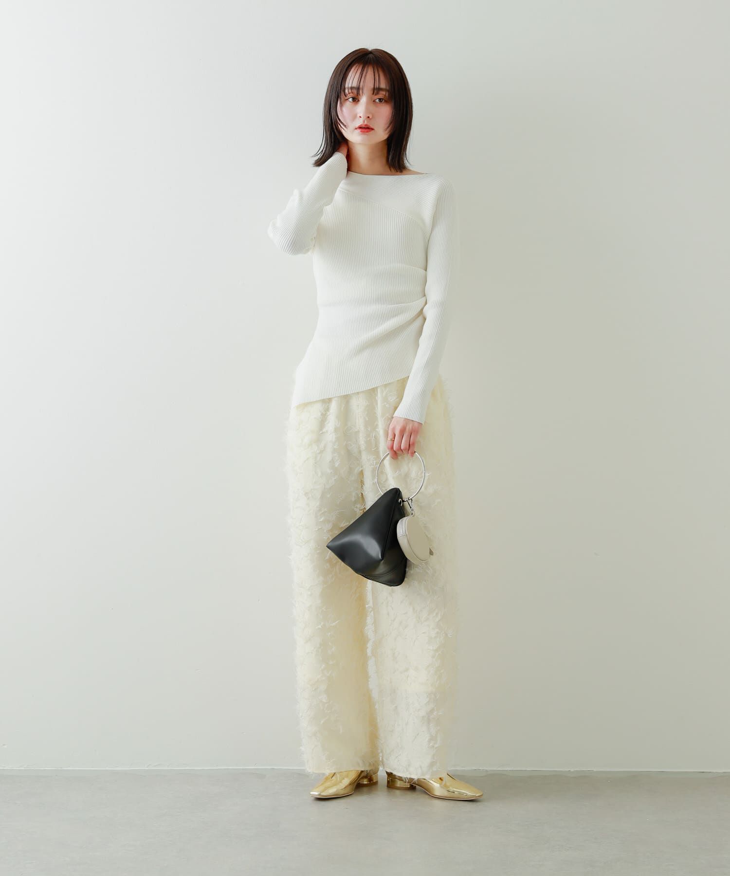 SENSE OF PLACE by URBAN RESEARCH「アシメデザインセーター」|ニット・セーター|