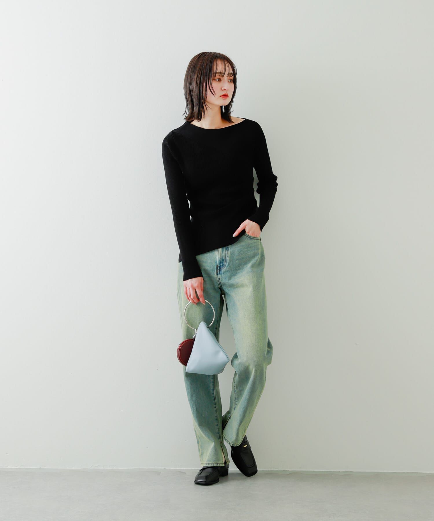 SENSE OF PLACE by URBAN RESEARCH「アシメデザインセーター」|ニット・セーター|