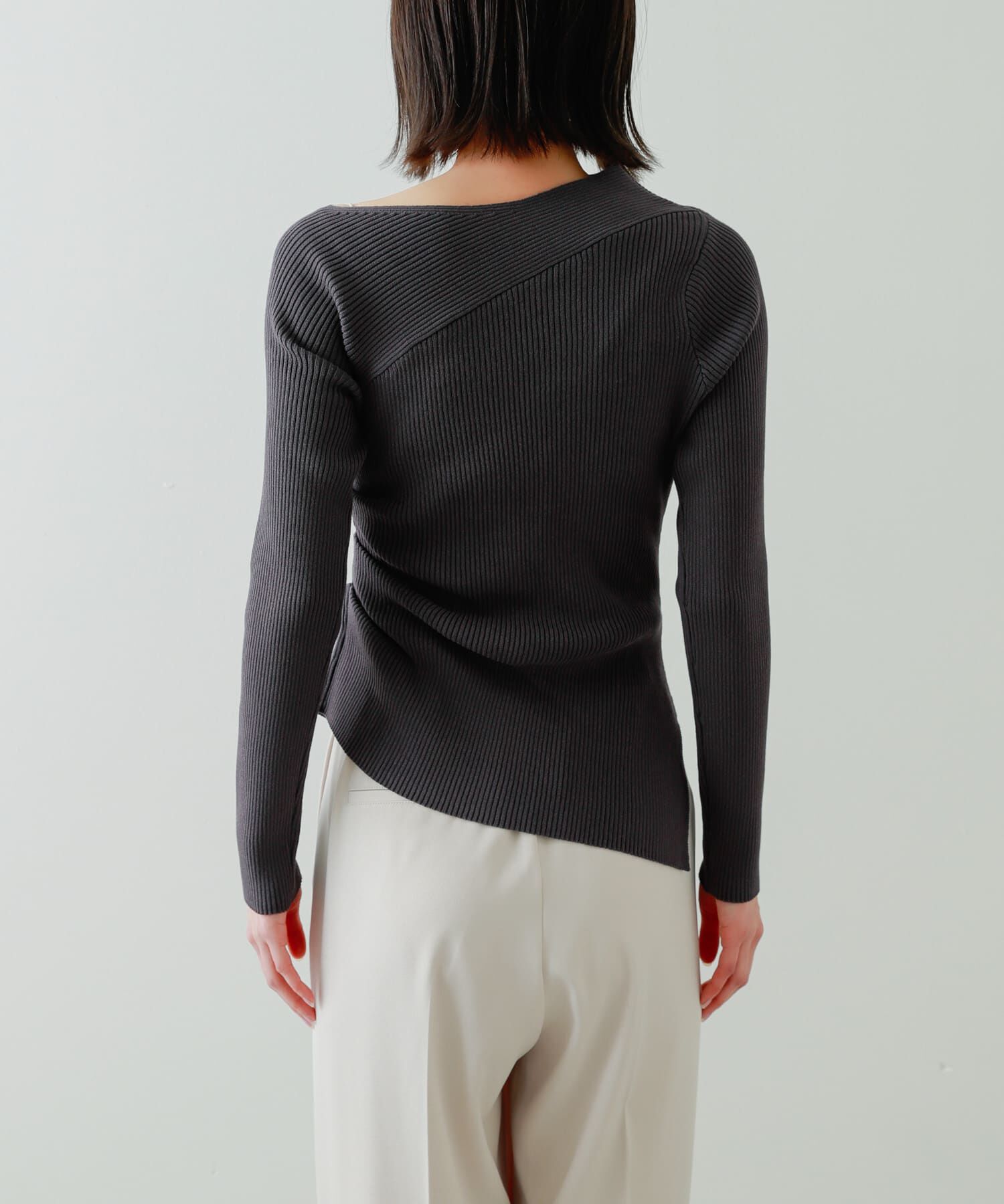 SENSE OF PLACE by URBAN RESEARCH「アシメデザインセーター」|ニット・セーター|