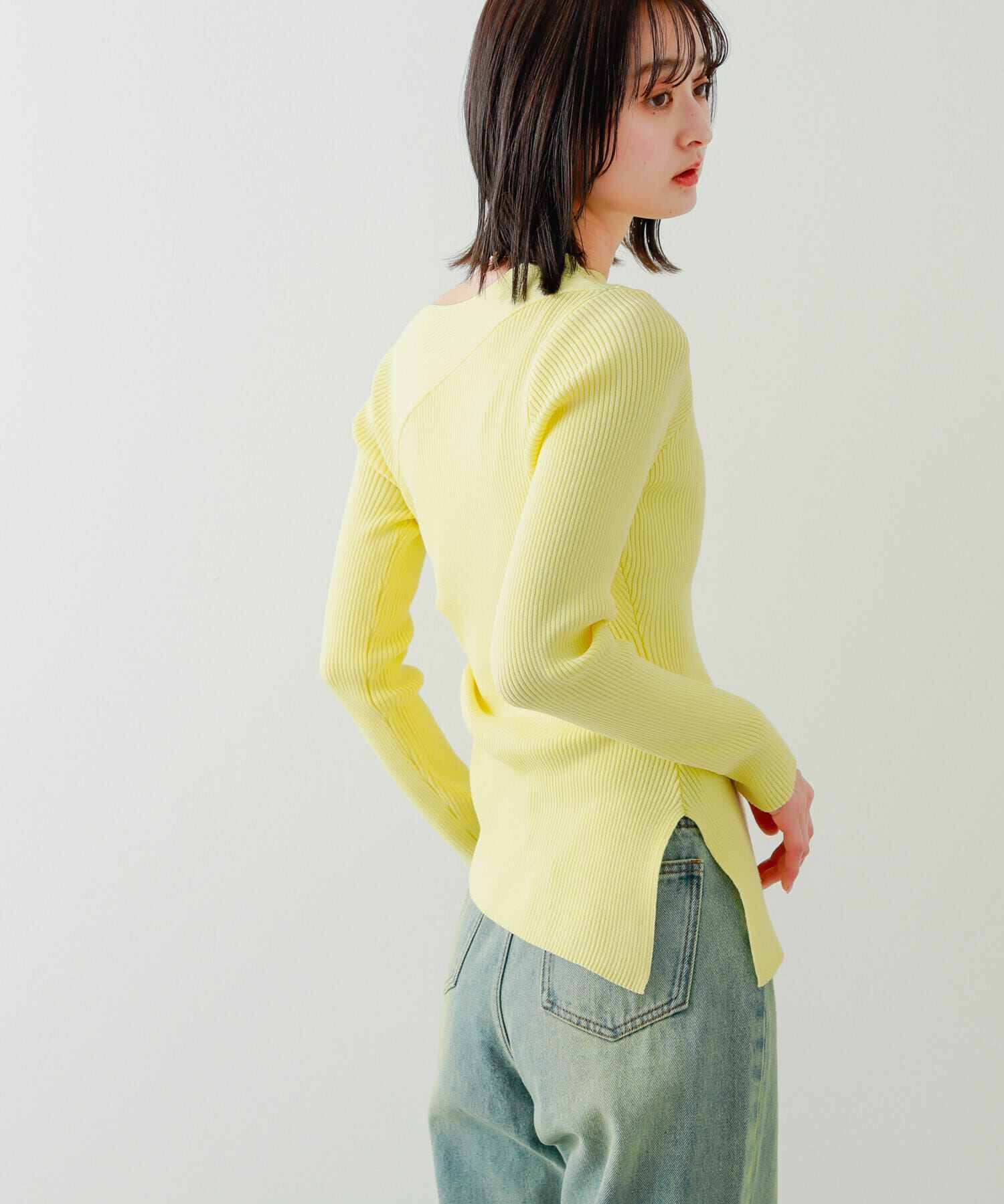 SENSE OF PLACE by URBAN RESEARCH「アシメデザインセーター」|ニット・セーター|