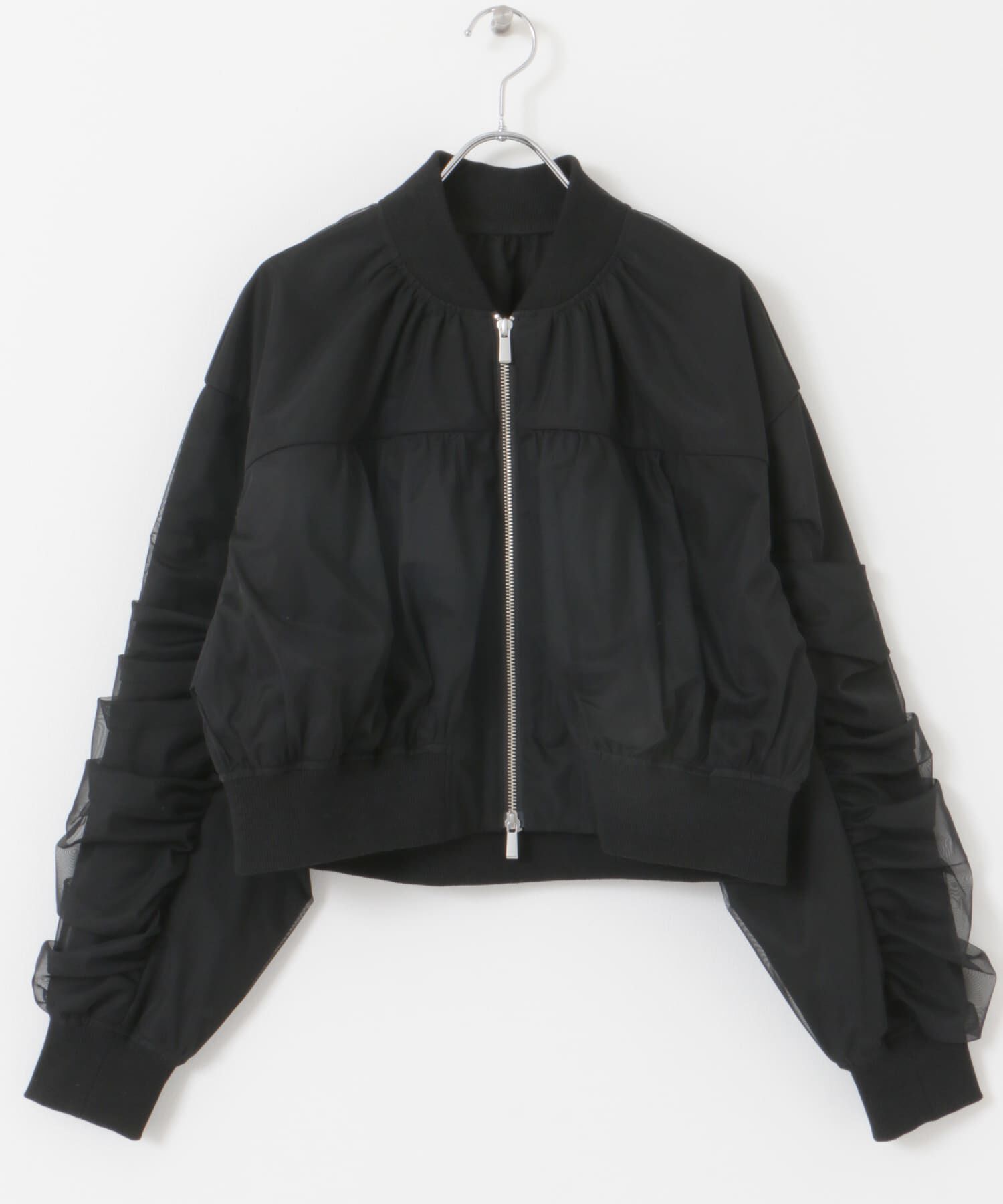 SENSE OF PLACE by URBAN RESEARCH「チュールレイヤードブルゾン」|ブルゾン・スタジャン|