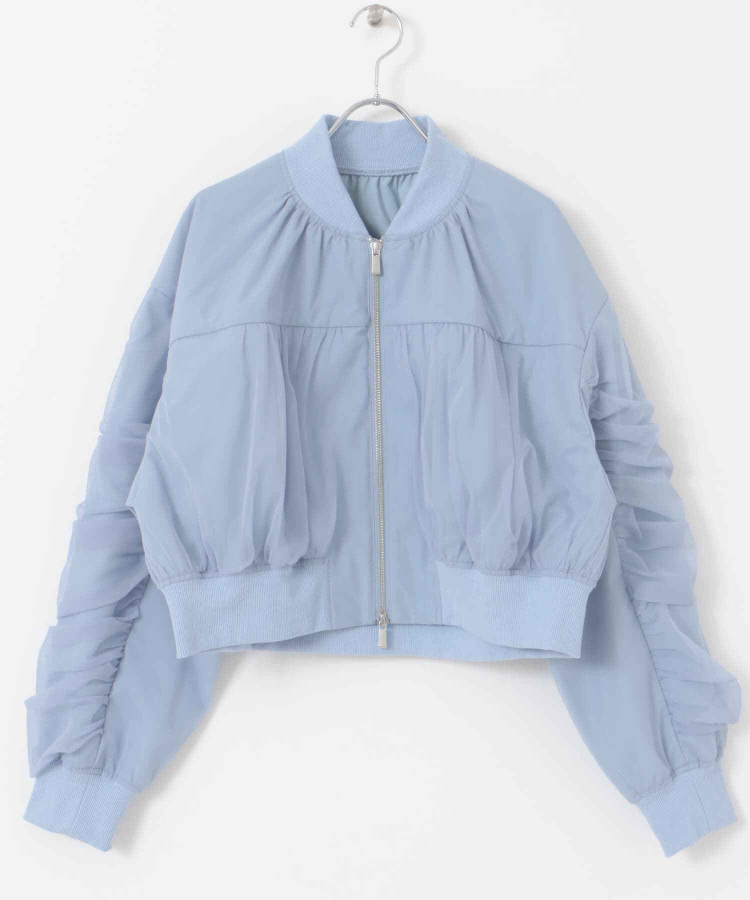 SENSE OF PLACE by URBAN RESEARCH「チュールレイヤードブルゾン」|ブルゾン・スタジャン|