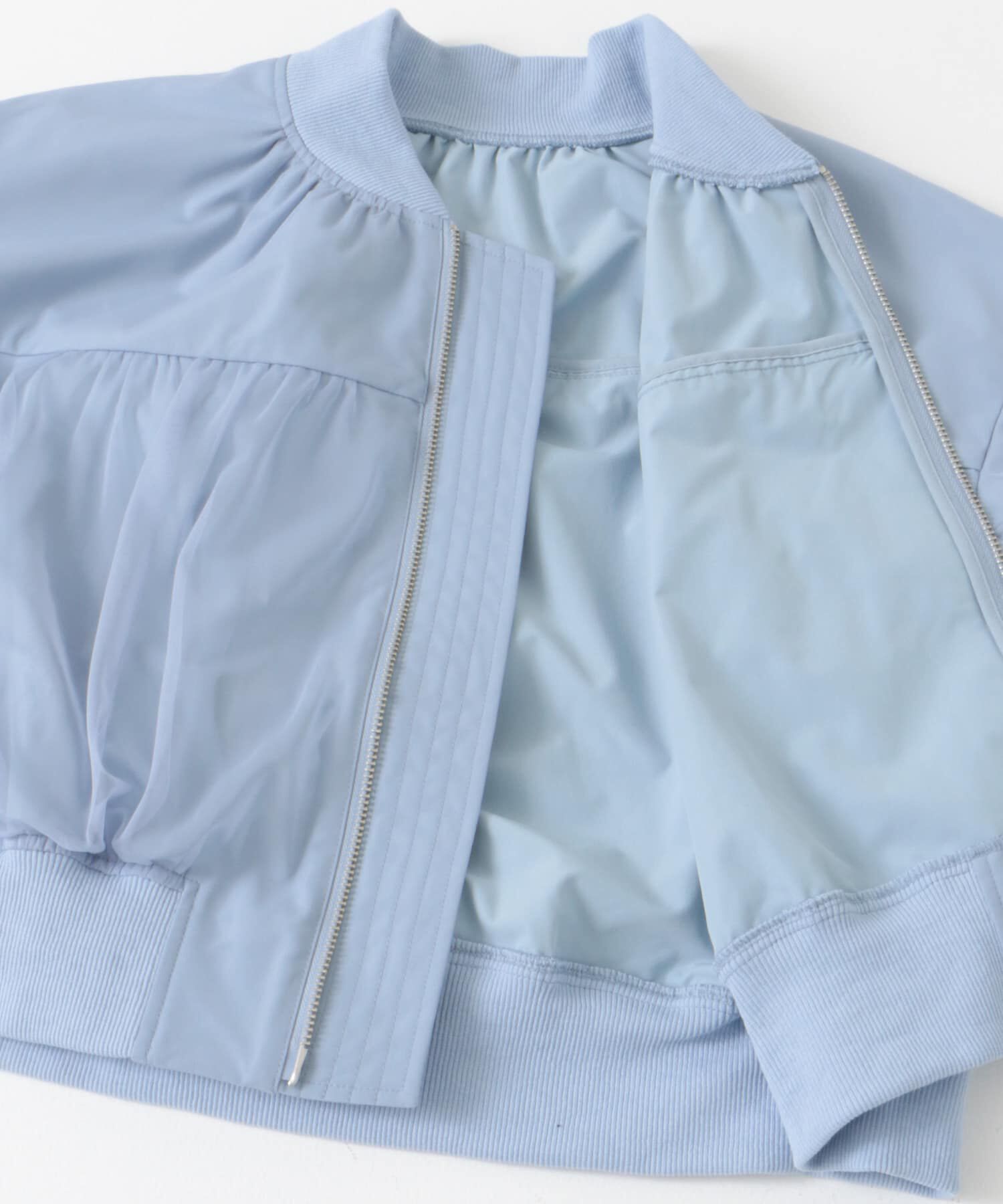 SENSE OF PLACE by URBAN RESEARCH「チュールレイヤードブルゾン」|ブルゾン・スタジャン|