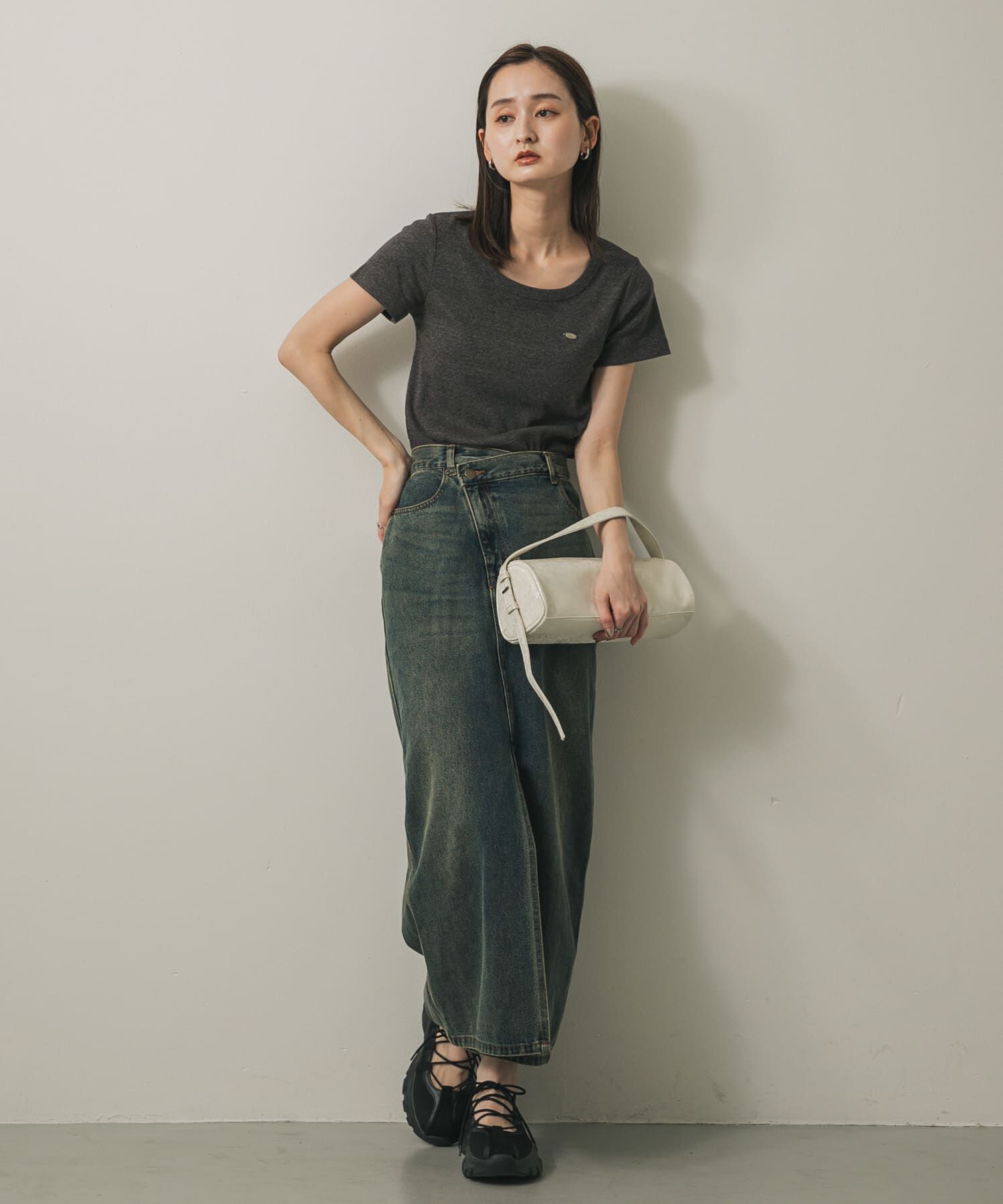 SENSE OF PLACE by URBAN RESEARCH「ハクプリントドラムバッグ」|ハンドバッグ|