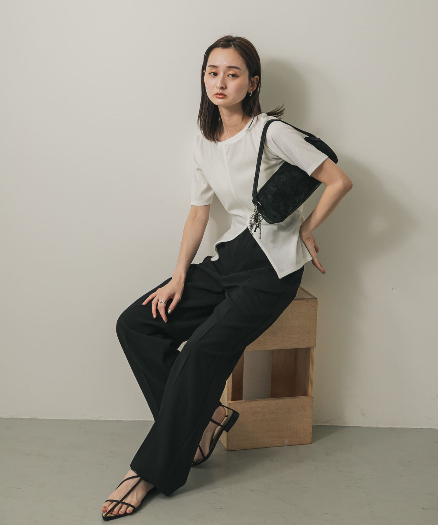 SENSE OF PLACE by URBAN RESEARCH「ハクプリントドラムバッグ」|ハンドバッグ|