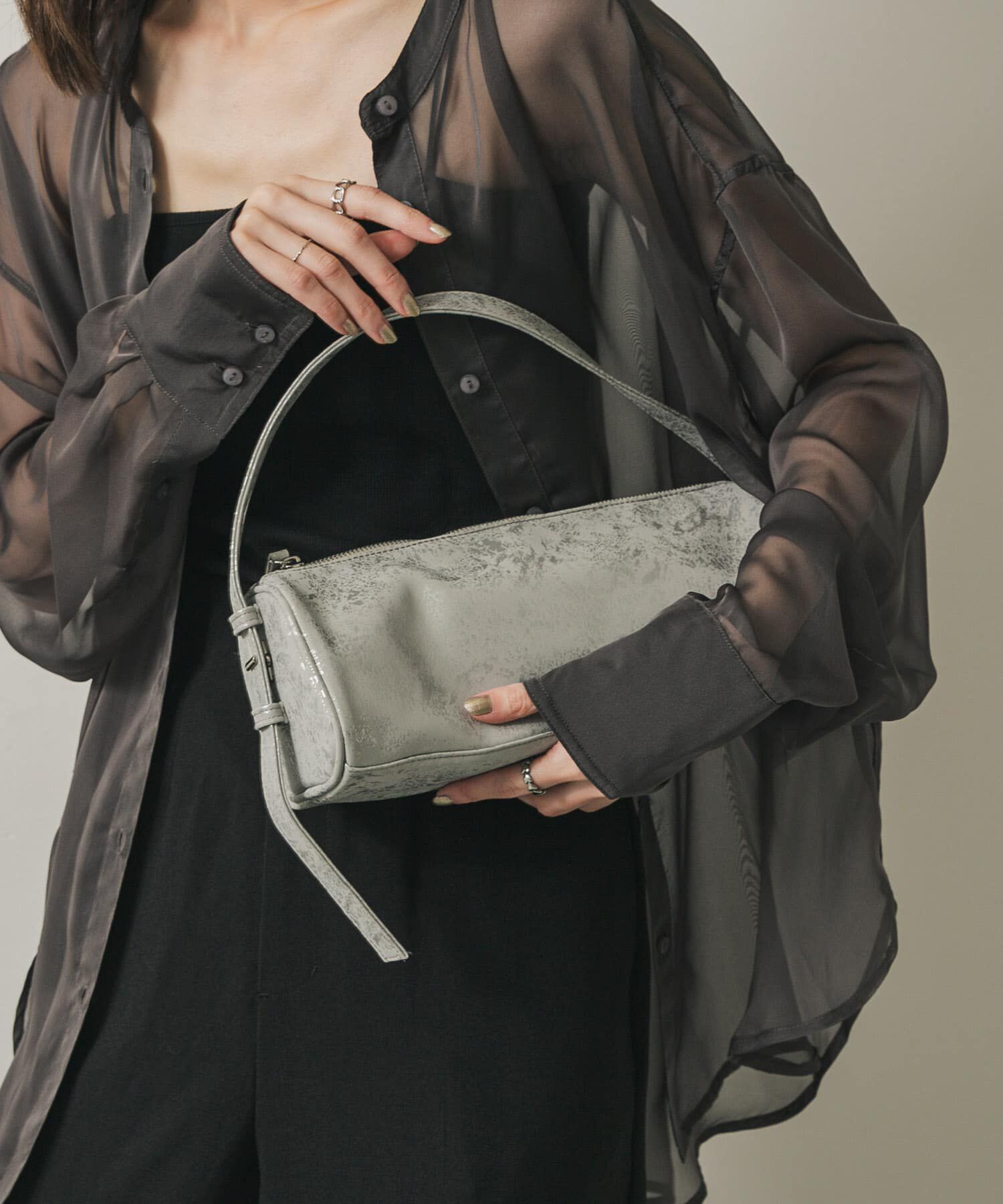 SENSE OF PLACE by URBAN RESEARCH「ハクプリントドラムバッグ」|ハンドバッグ|