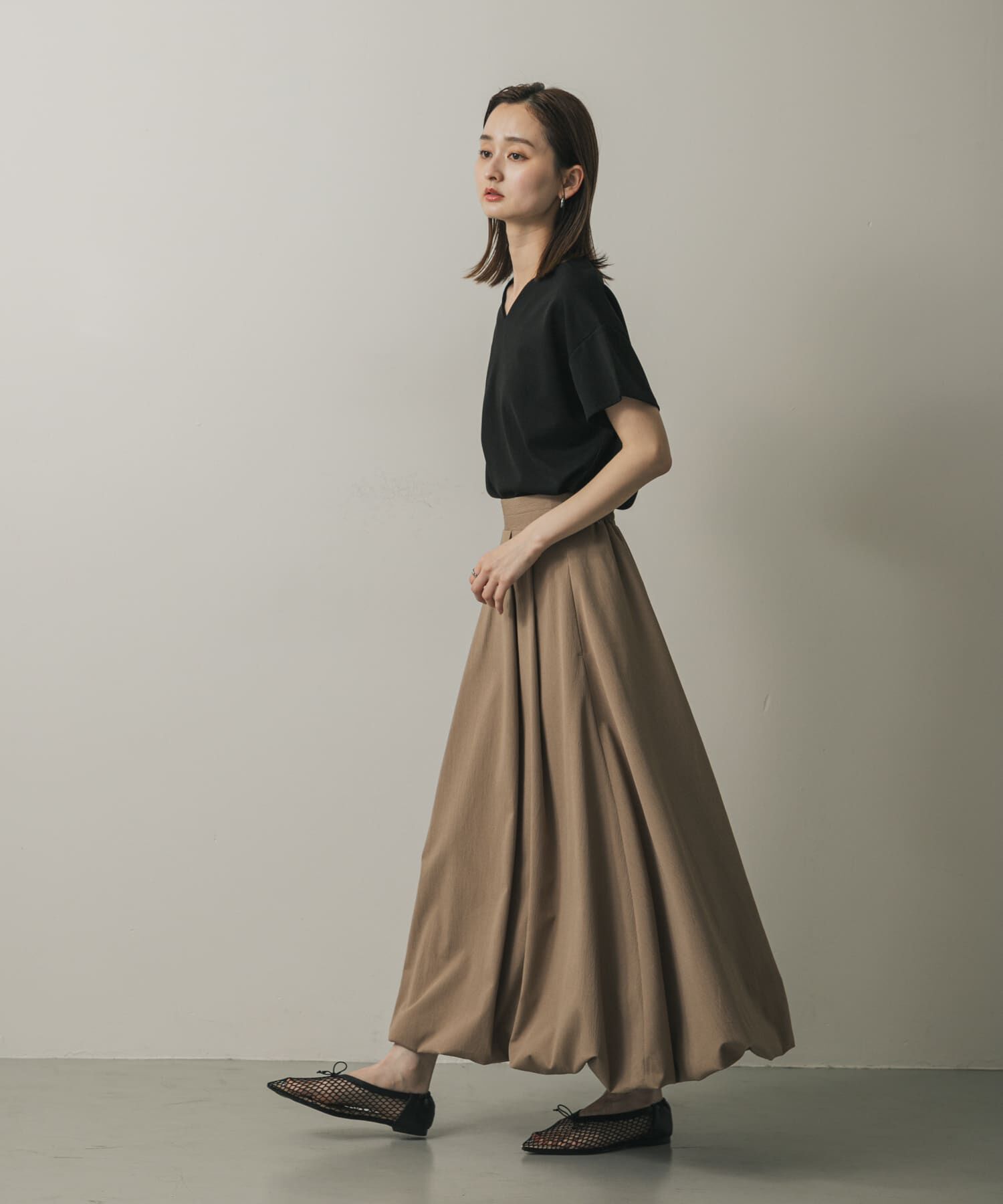 SENSE OF PLACE by URBAN RESEARCH「メッシュポインテッドシューズ」|バレエシューズ|