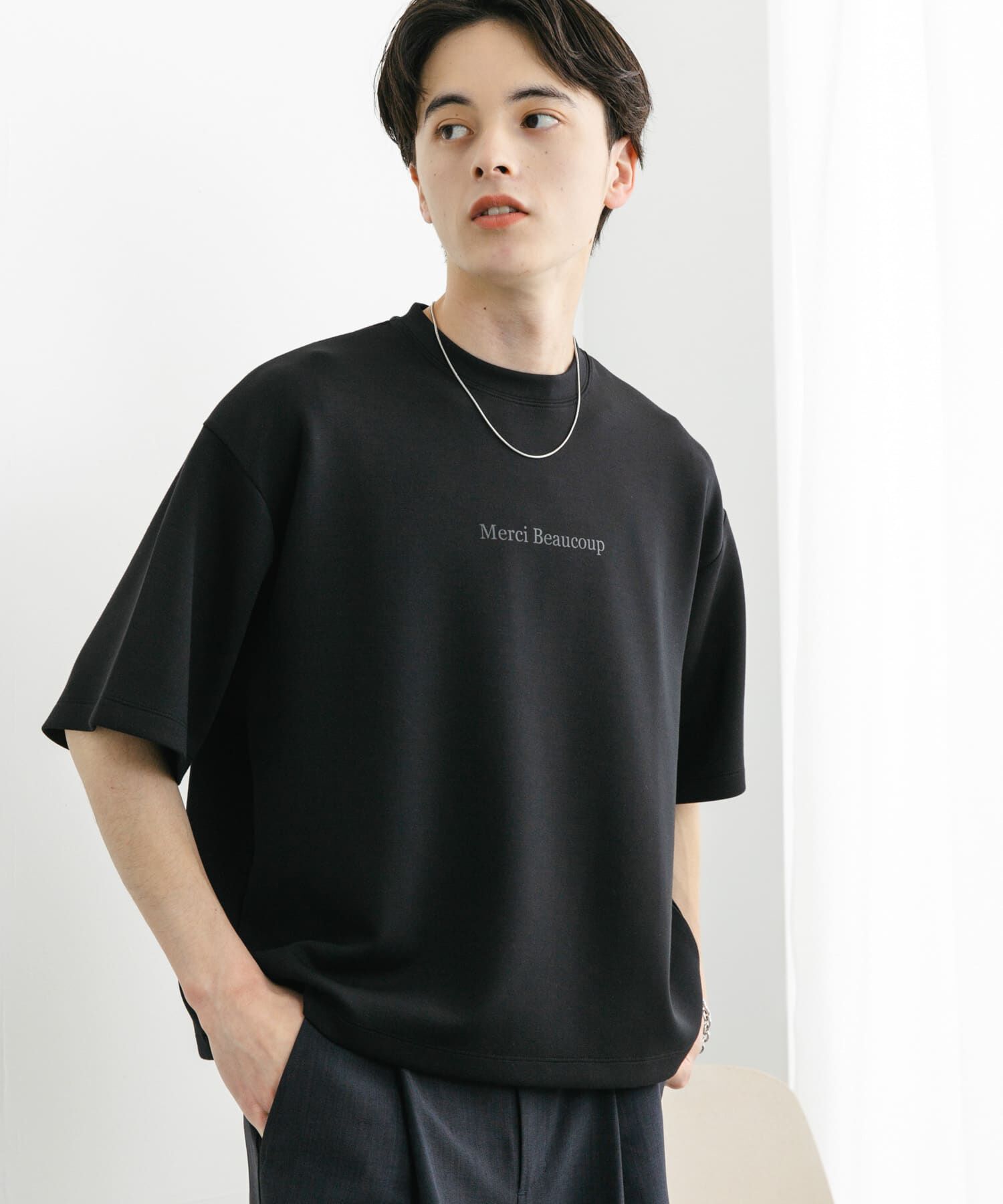 SENSE OF PLACE by URBAN RESEARCH「french ロゴショートスリーブTシャツ」|Tシャツ・カットソー|